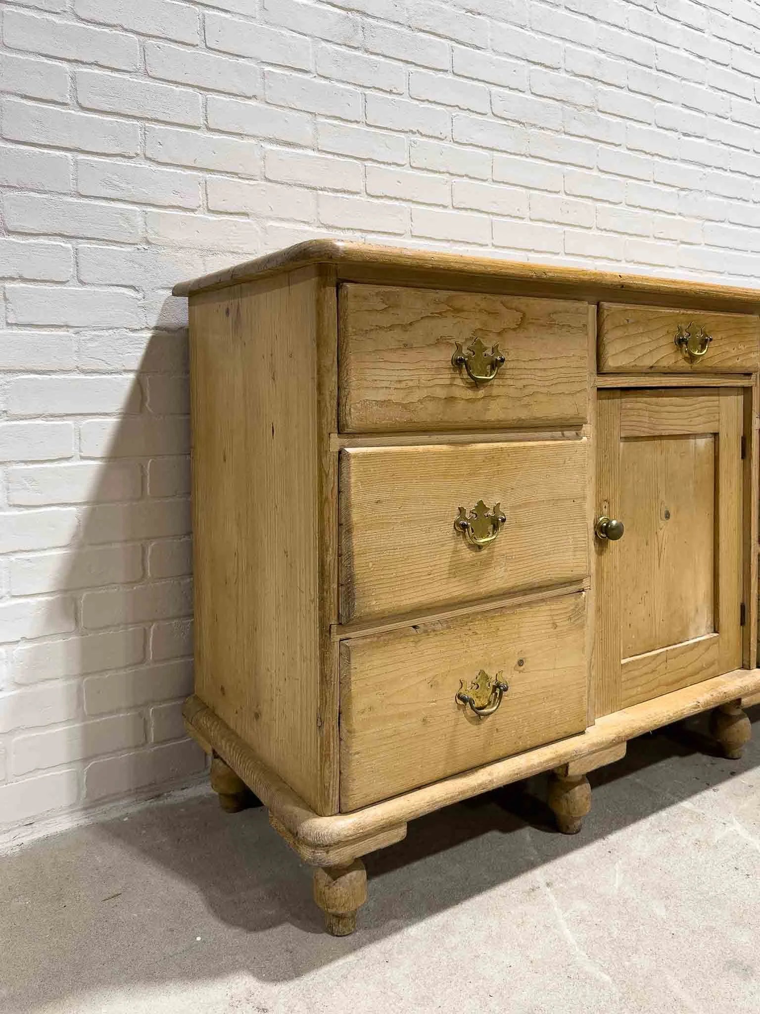 Classic English pine sideboard