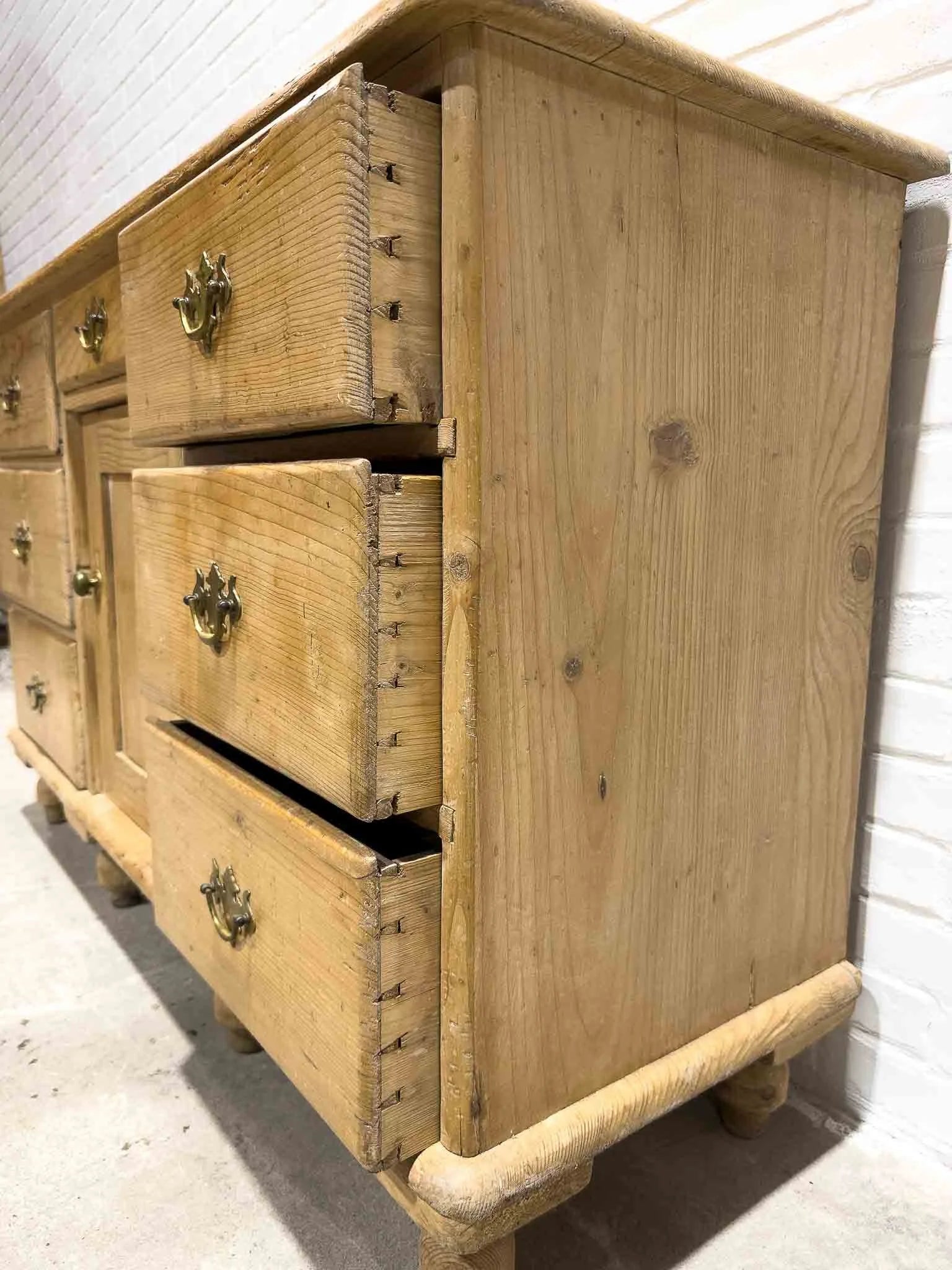 Classic English pine sideboard