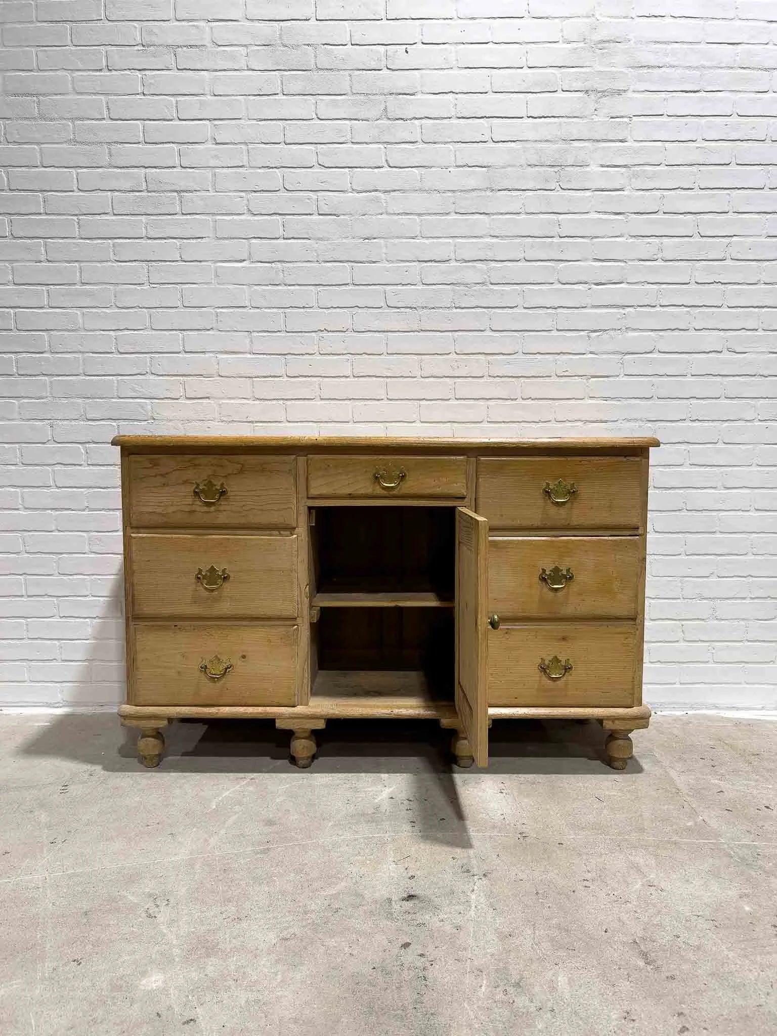 Classic English pine sideboard