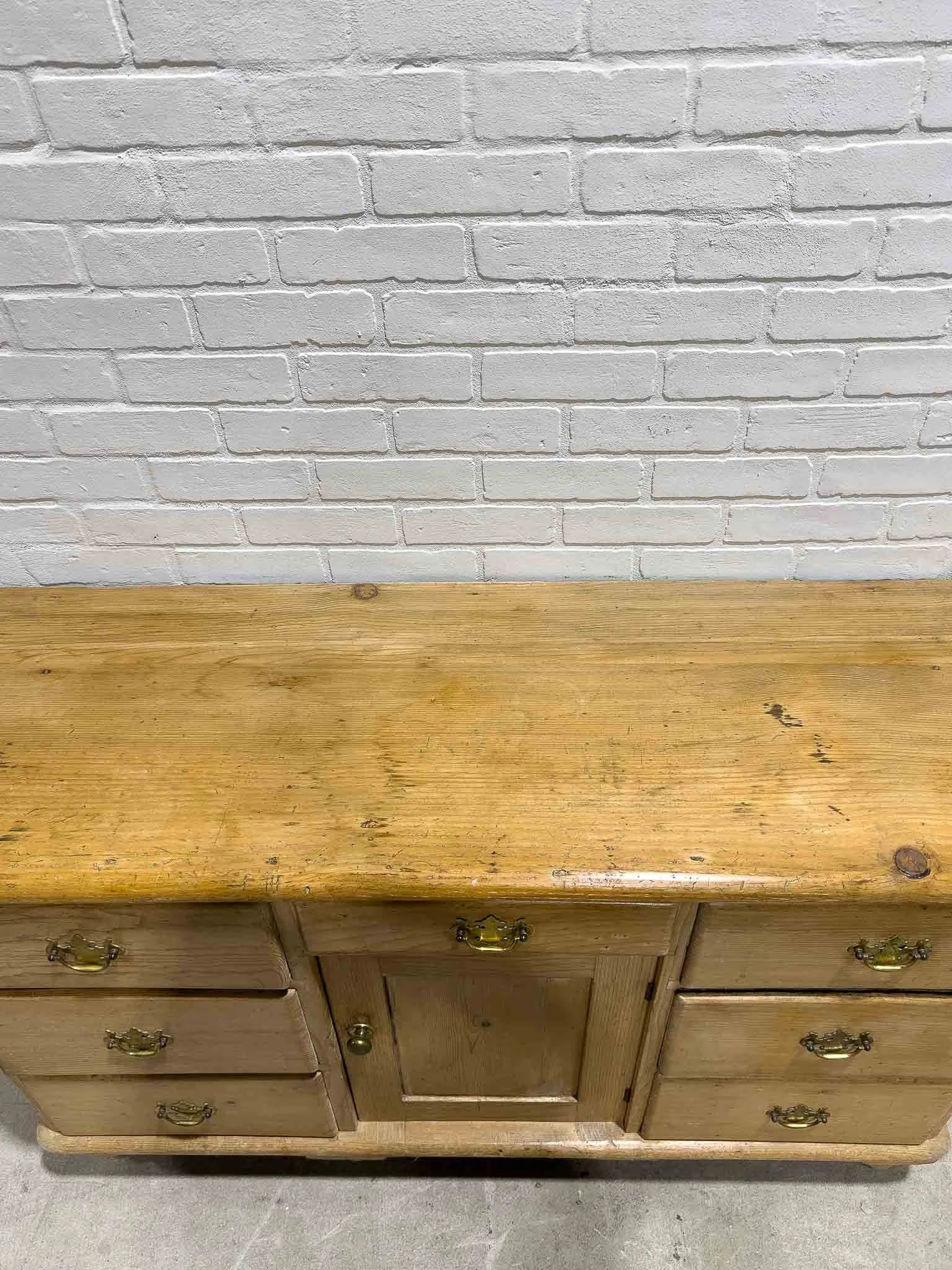 Classic English pine sideboard