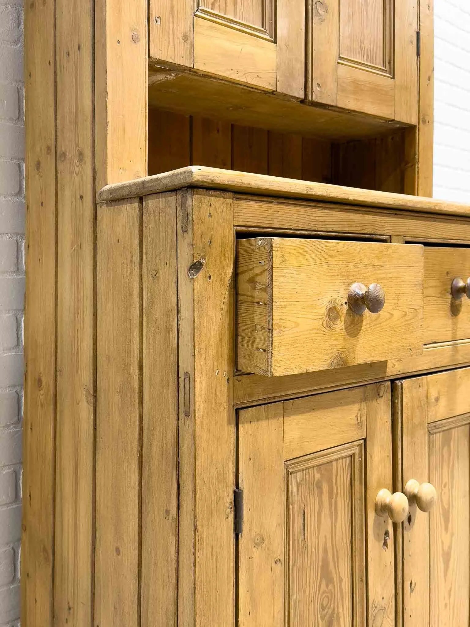 Antique English kitchen hutch
