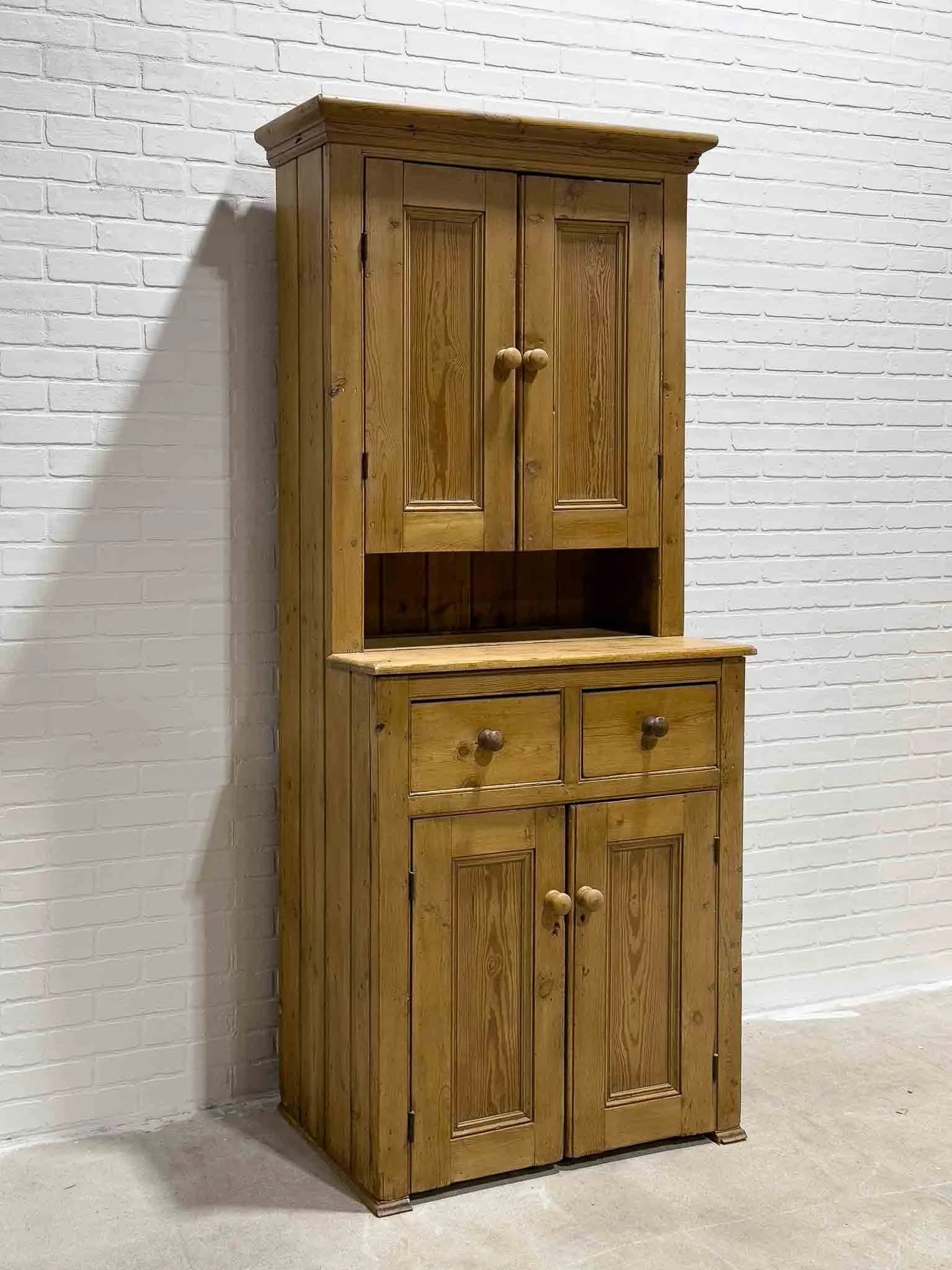Antique English kitchen hutch