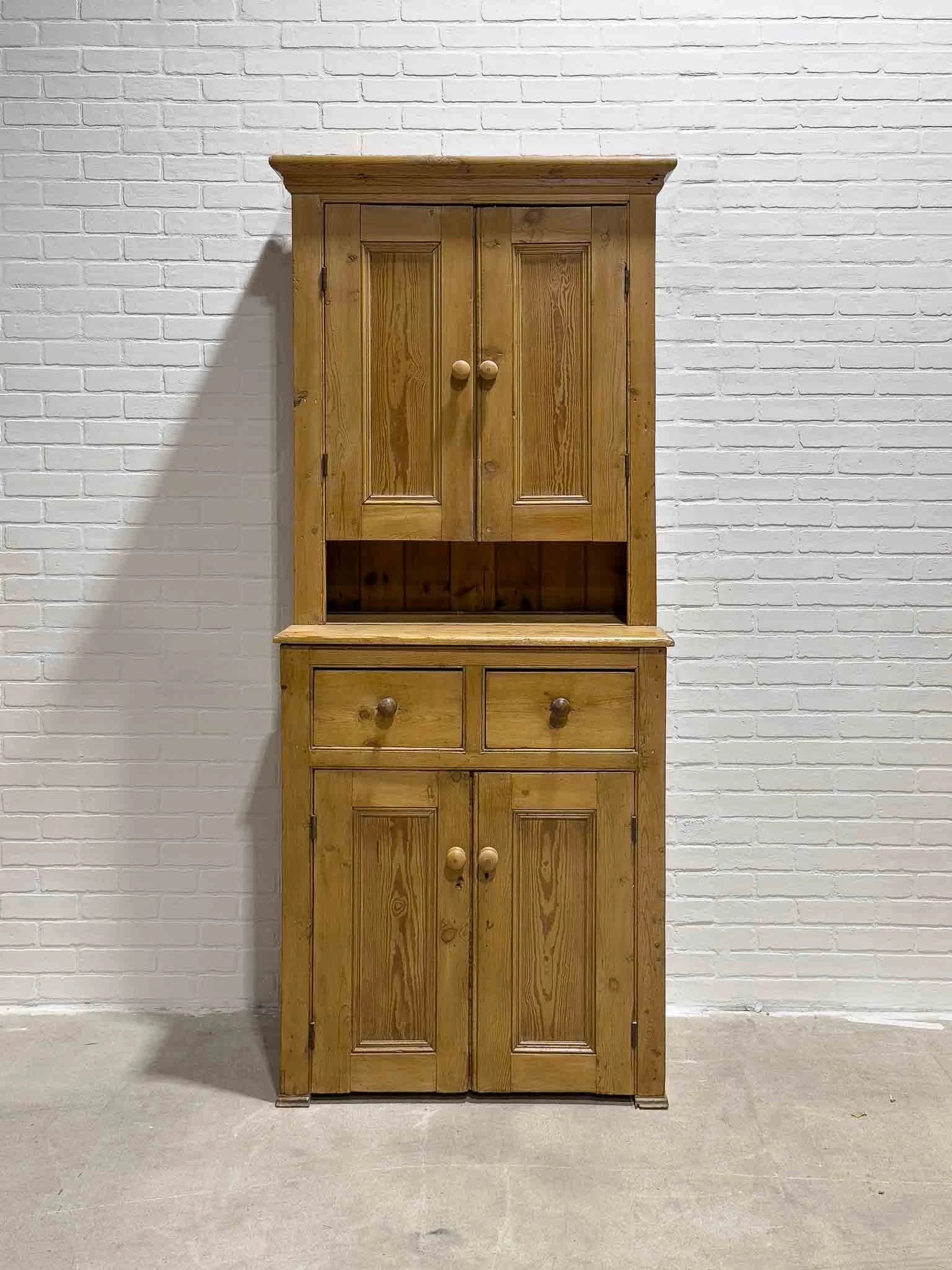 Antique English kitchen hutch