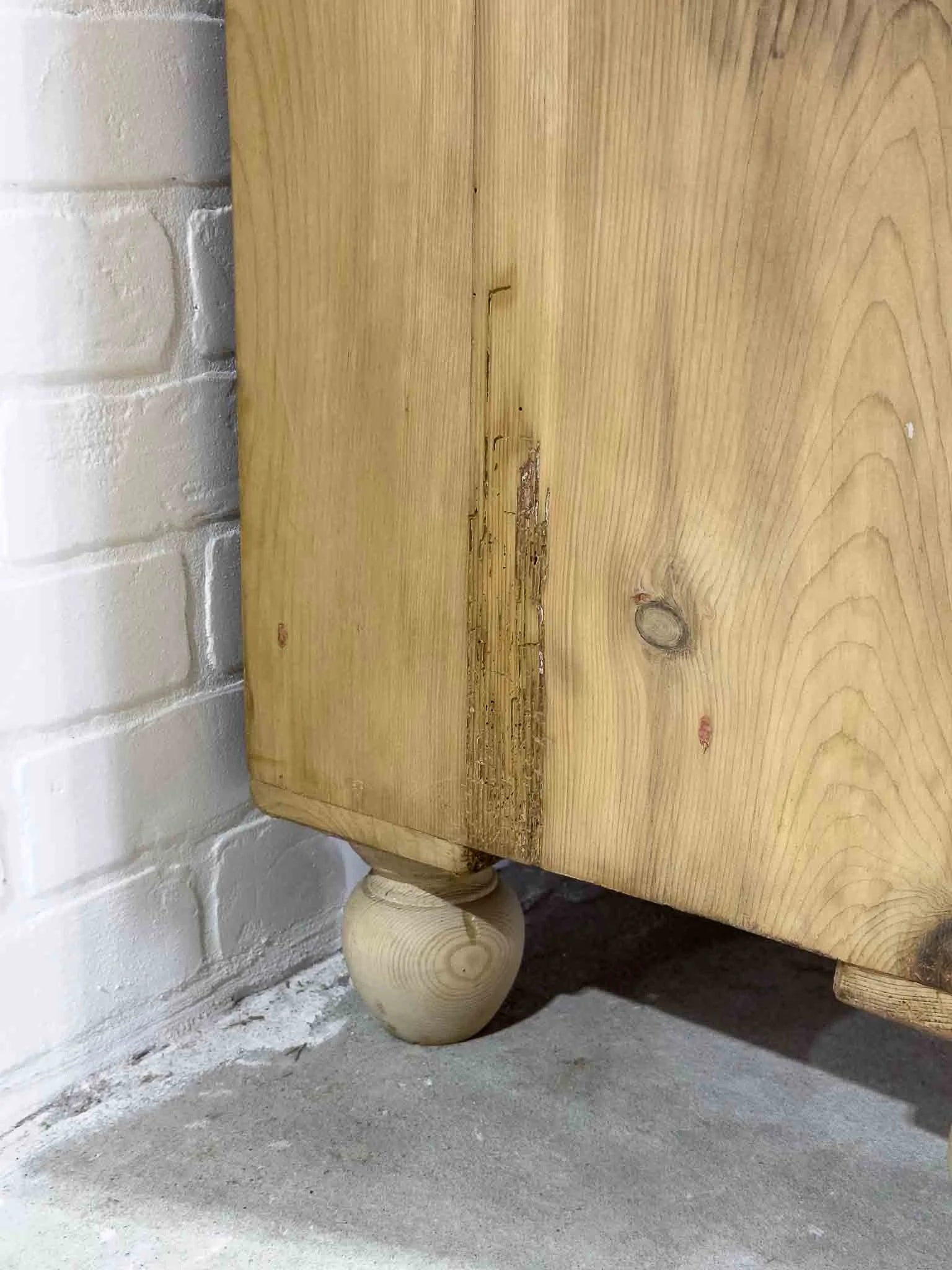 Antique English pine dresser