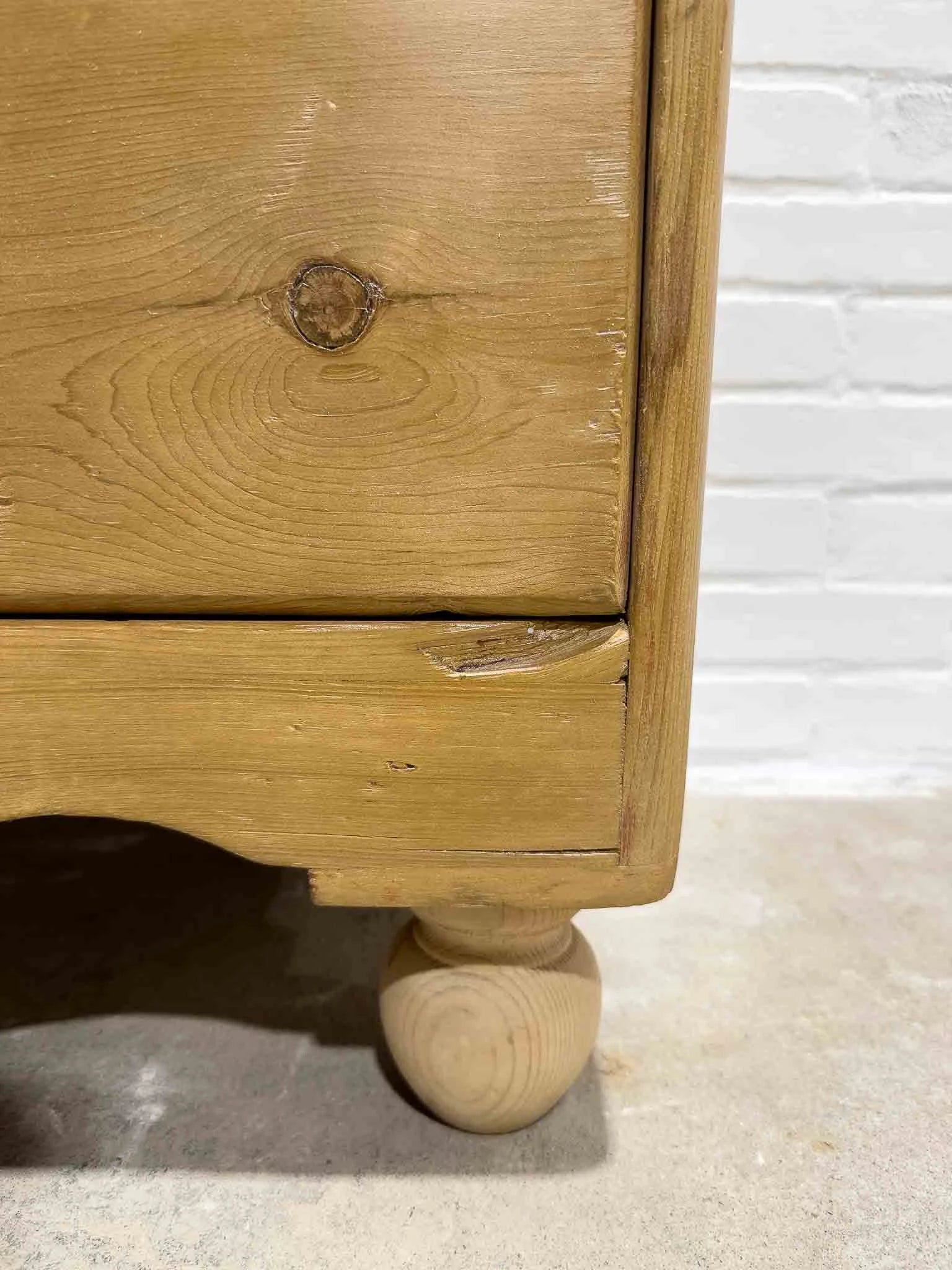 Antique English pine dresser