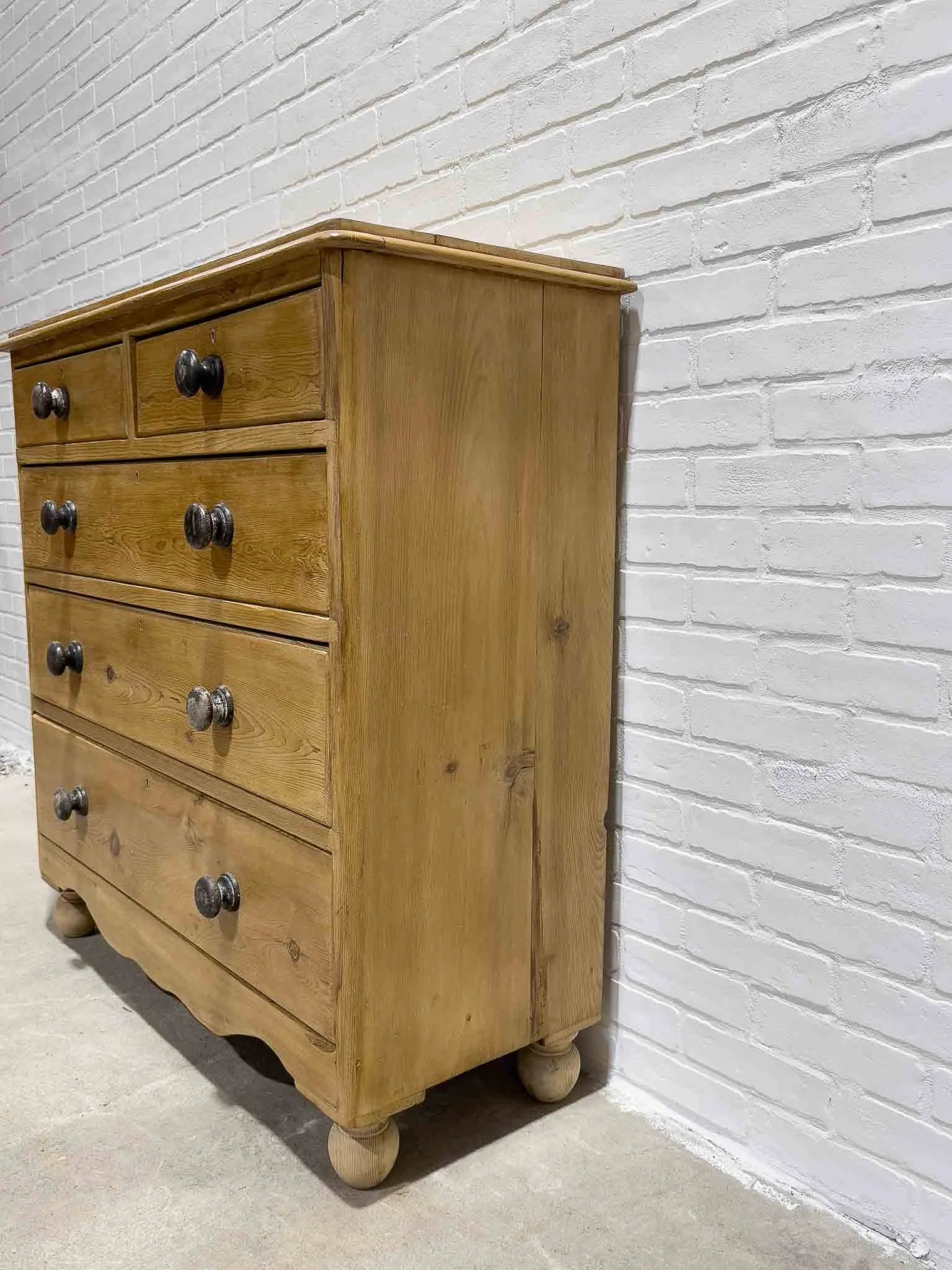 Antique English pine dresser