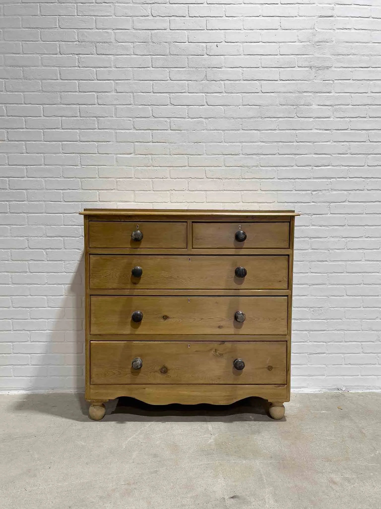 Antique English pine dresser