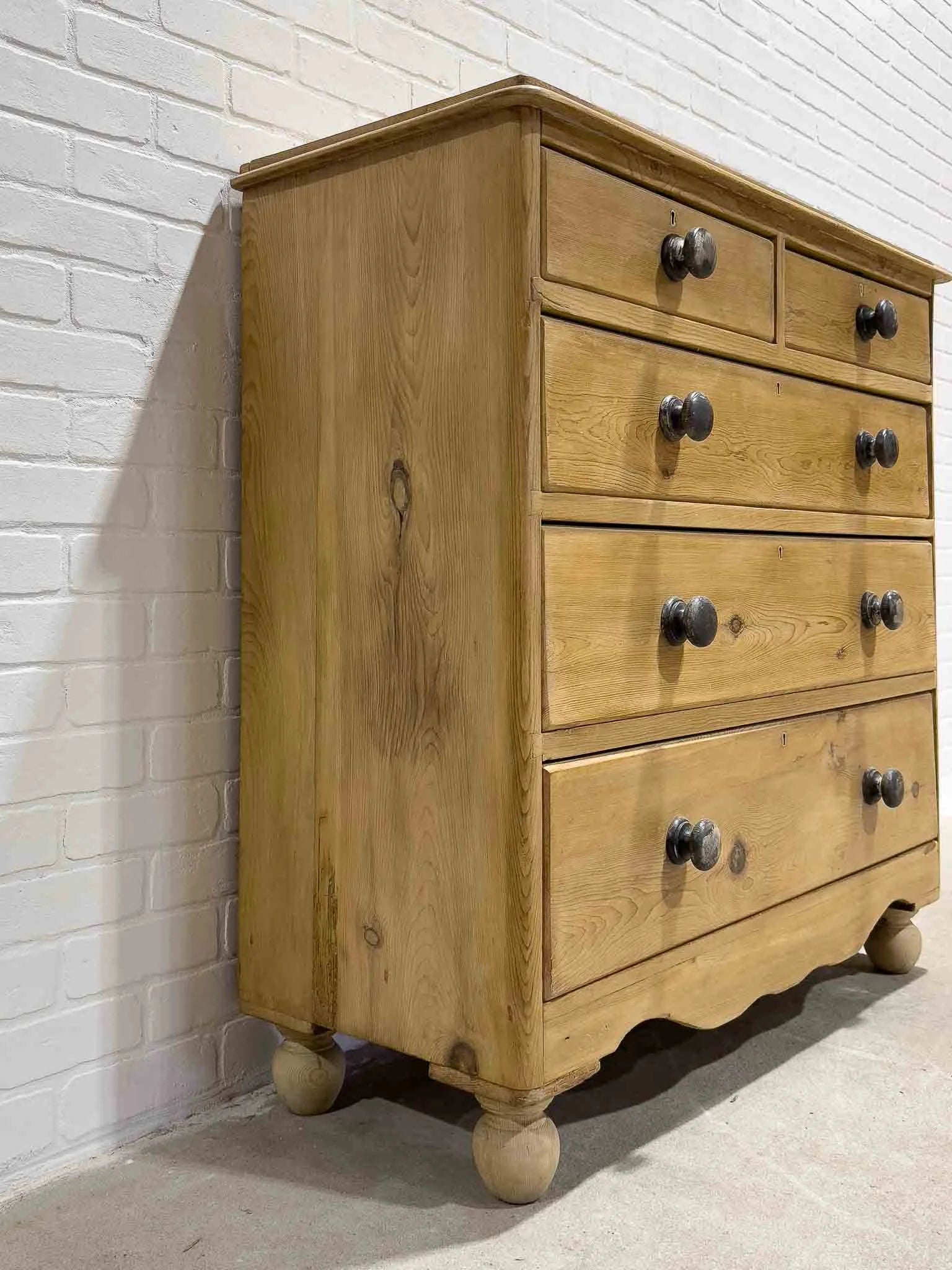 Antique English pine dresser