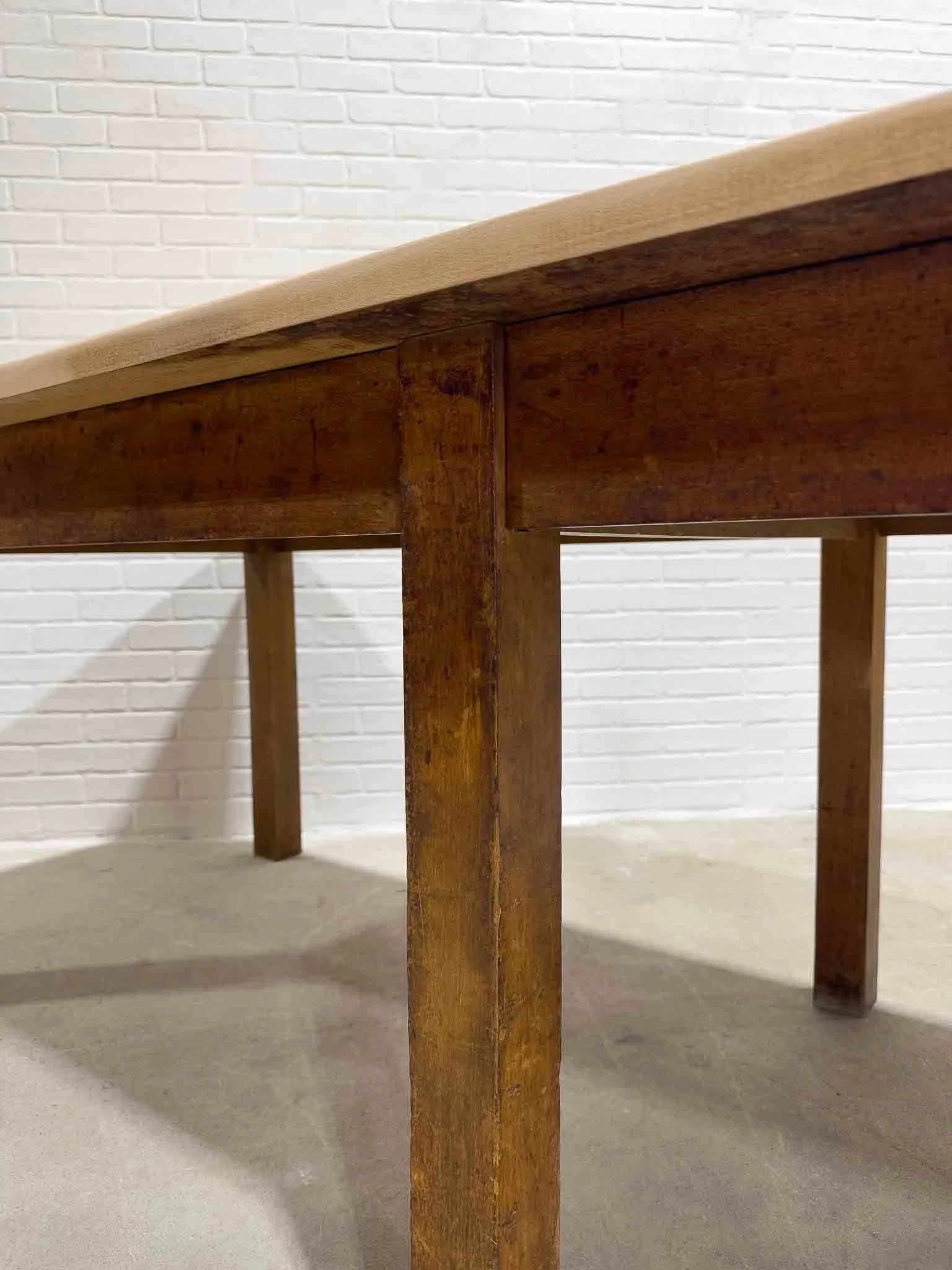 Large vintage French table