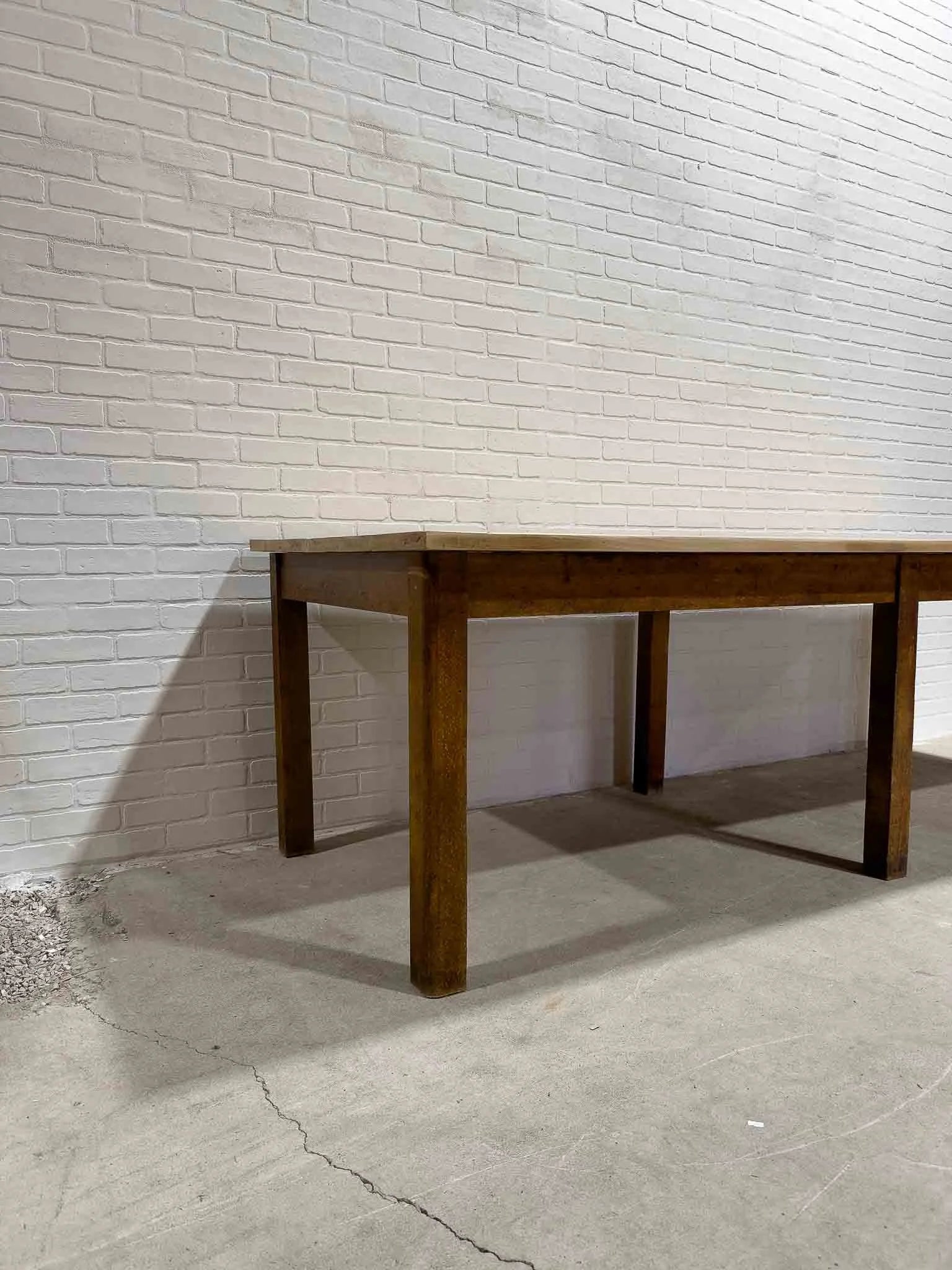 Large vintage French table