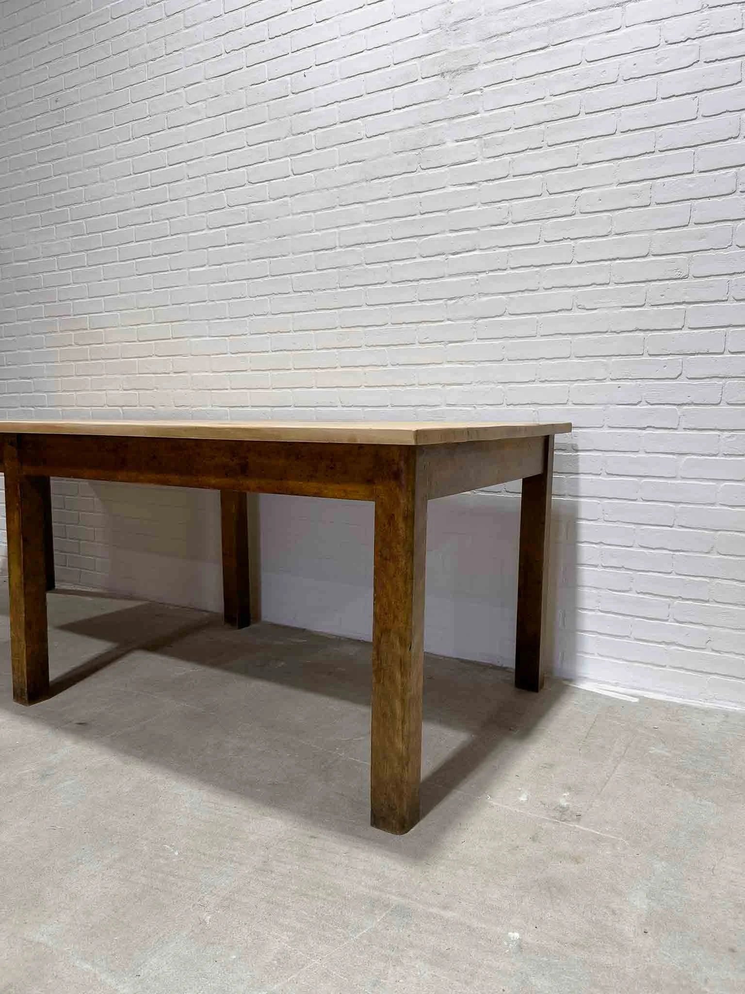 Large vintage French table