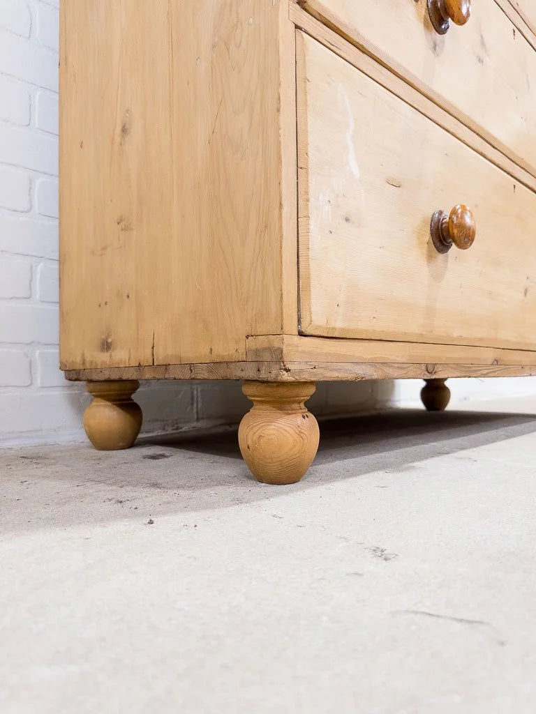 Victorian pine drawers
