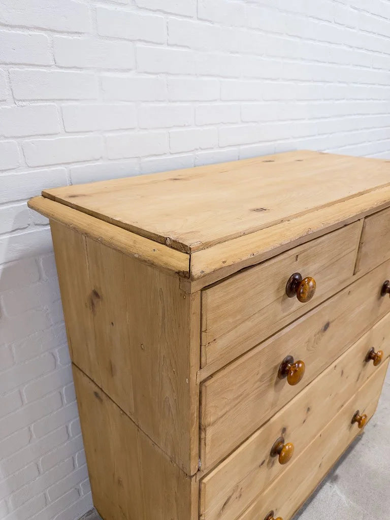 Victorian pine drawers