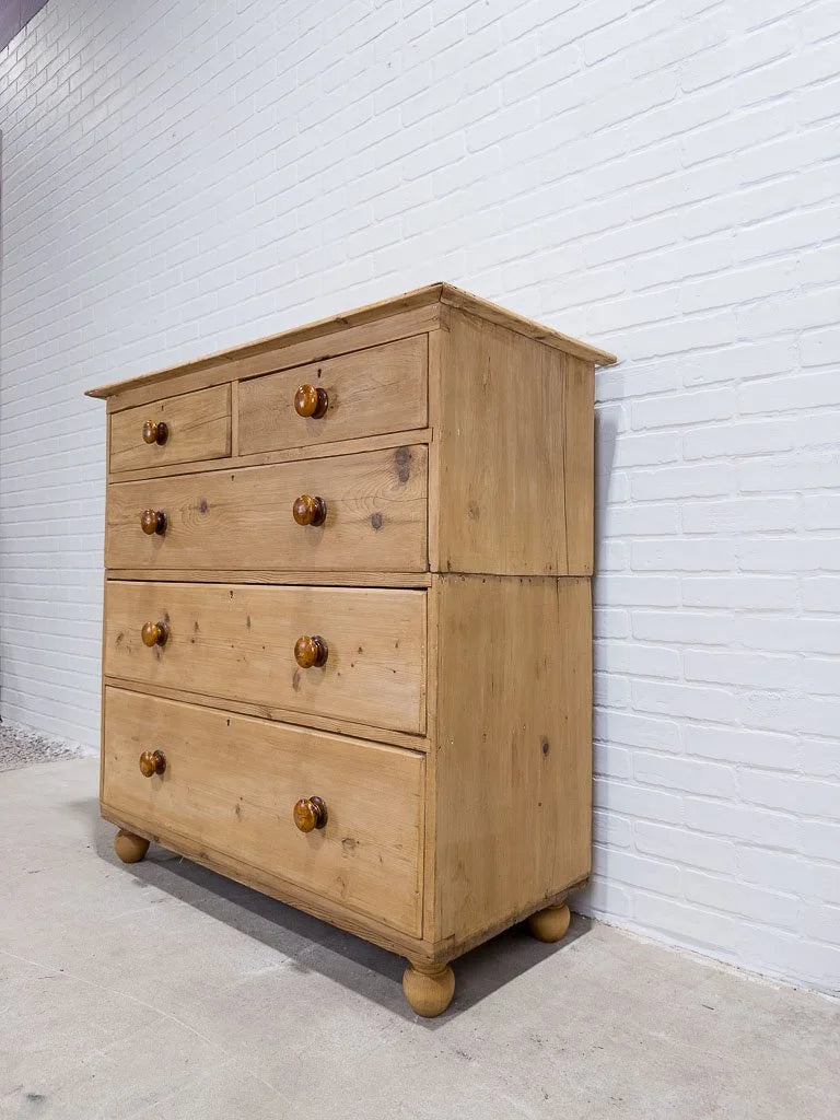 Victorian pine drawers