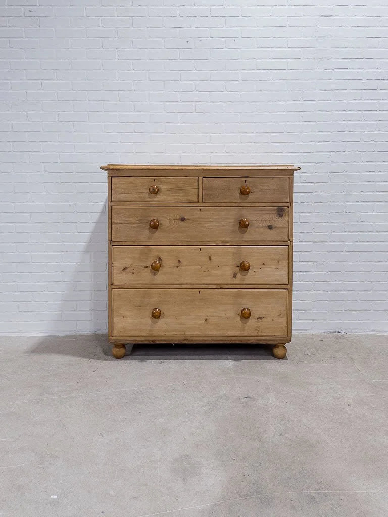 Victorian pine drawers