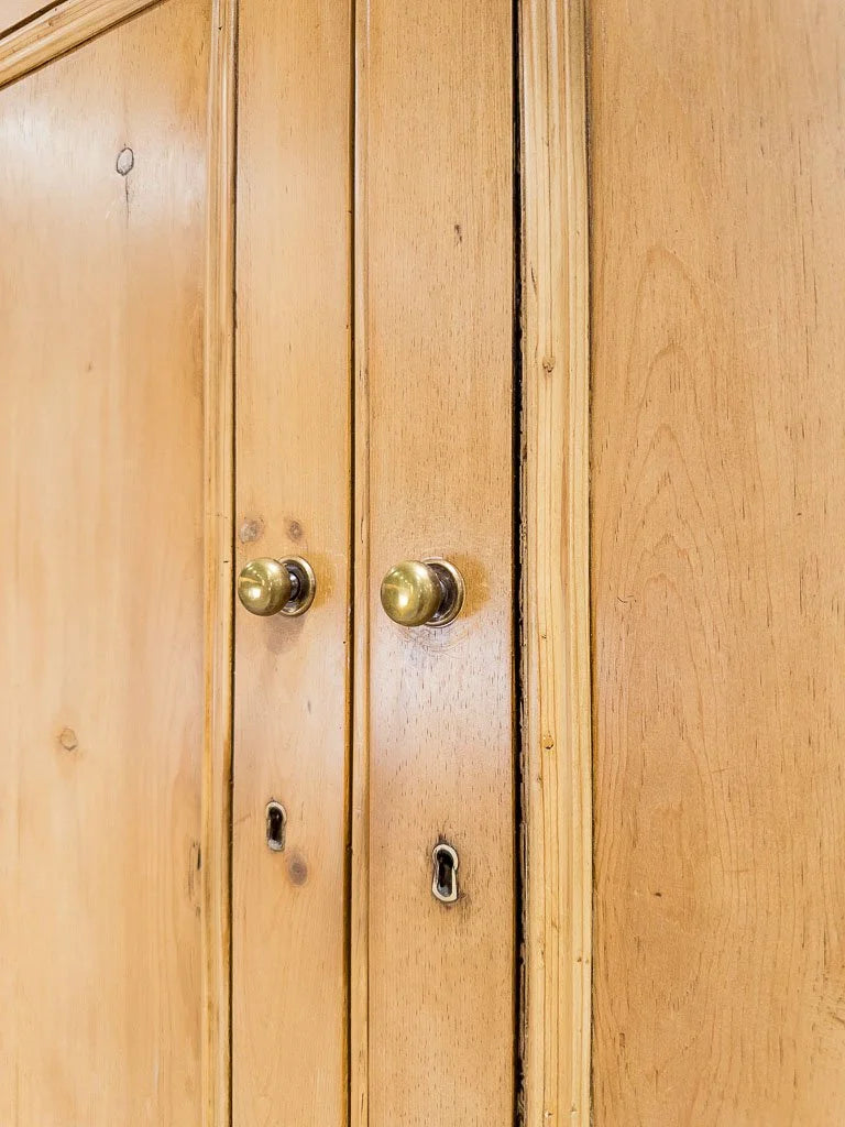 Classic antique English linen press