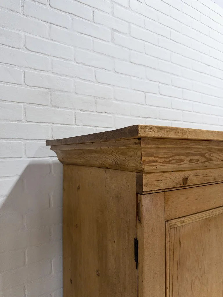 Classic antique English linen press