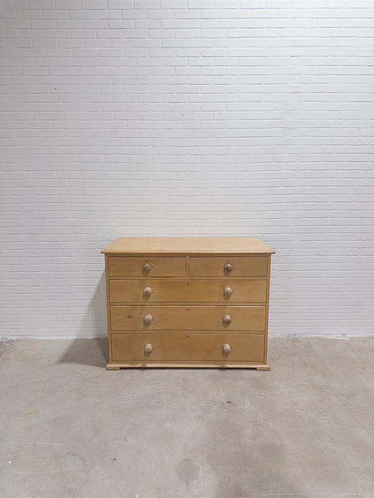 Classic and simple antique English drawers