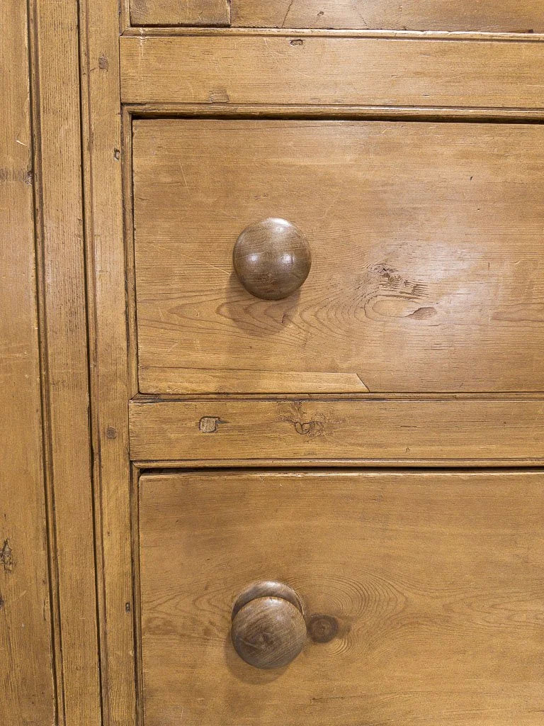 Large Victorian pine housekeepers cupboard