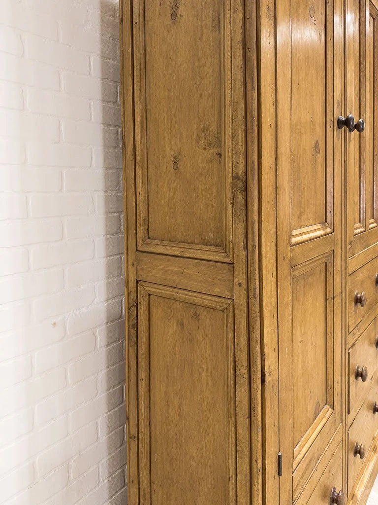 Large Victorian pine housekeepers cupboard