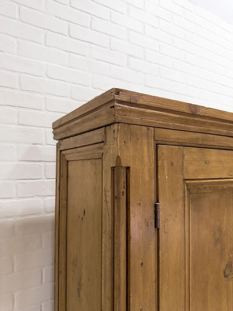 Large Victorian pine housekeepers cupboard