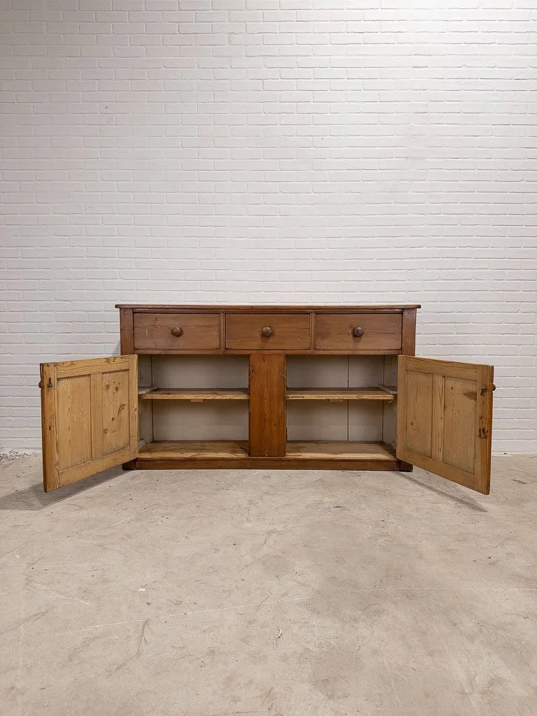 Classic English pine sideboard
