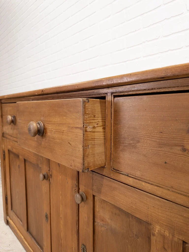 Classic English pine sideboard
