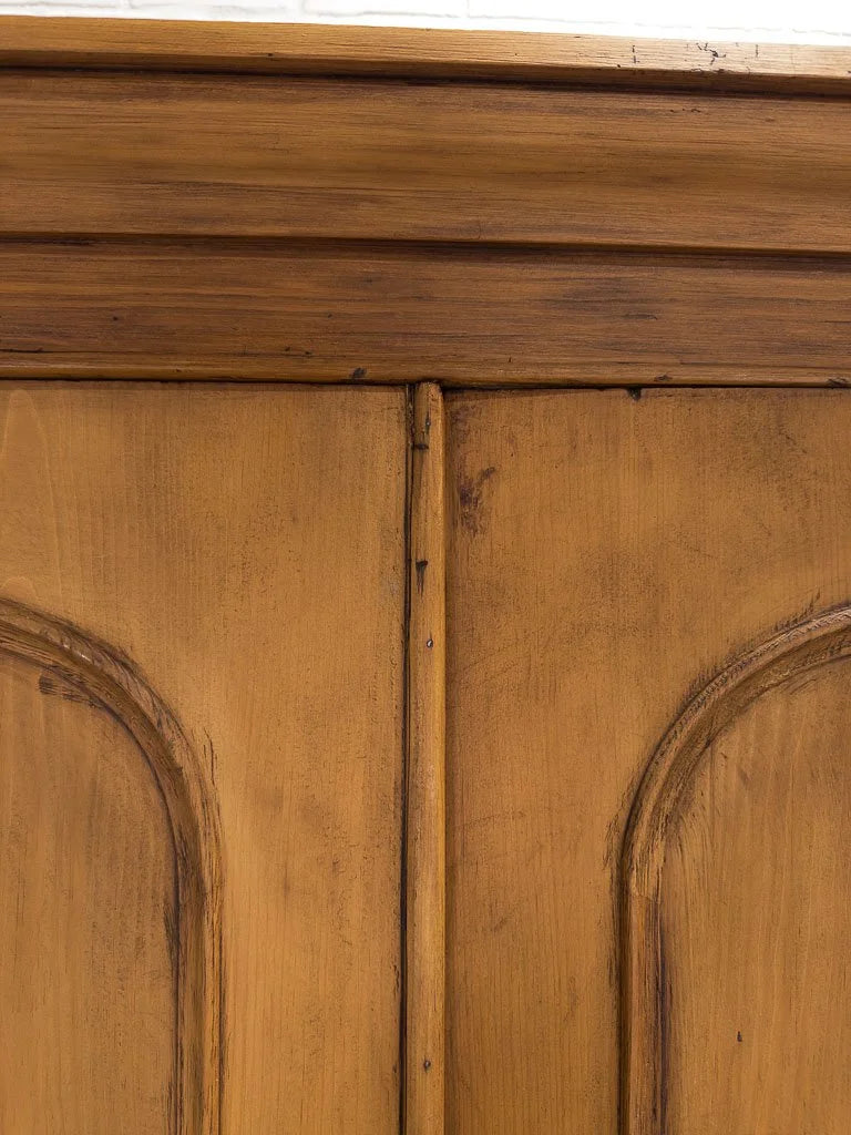 Incredible arched triple antique wardrobe with fitted interior