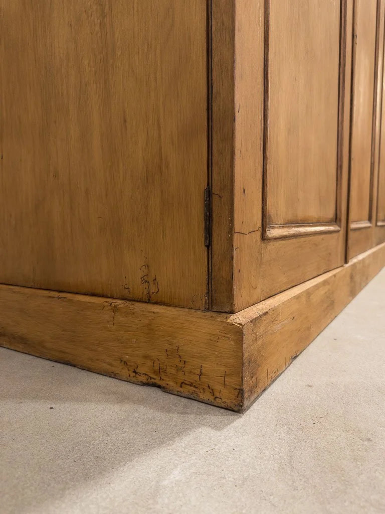 Incredible arched triple antique wardrobe with fitted interior