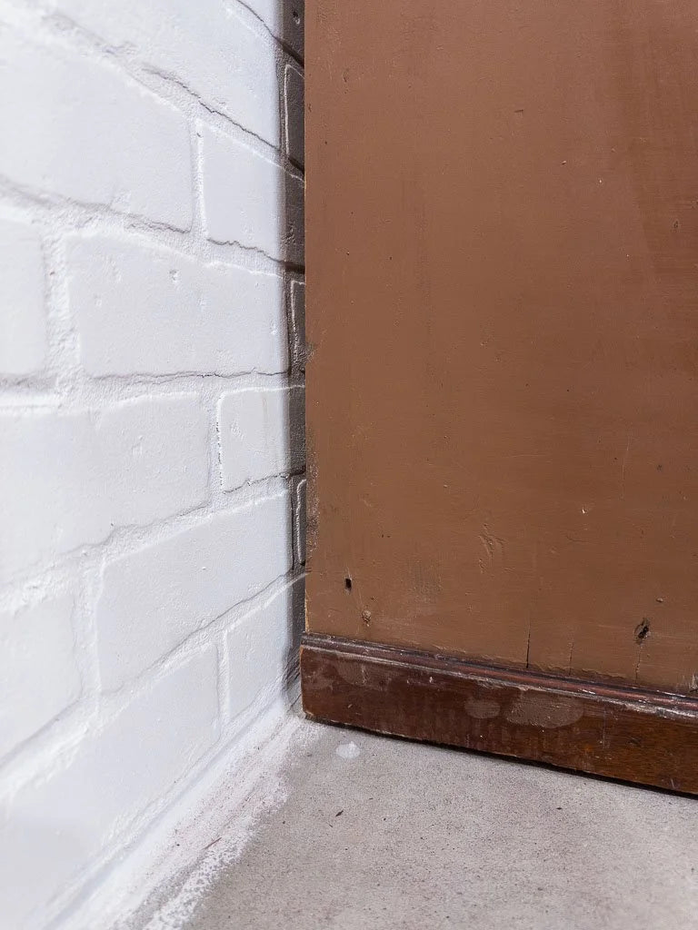 Monumental English kitchen dresser in original paint