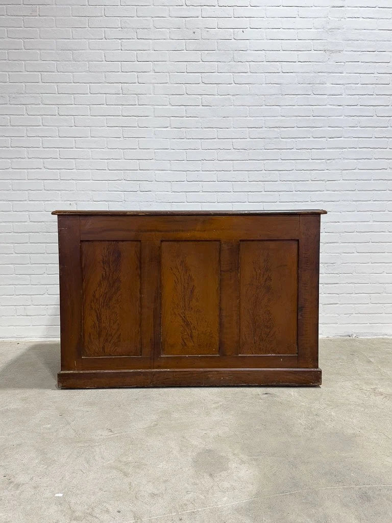 Gorgeous antique English desk with a scumble finish