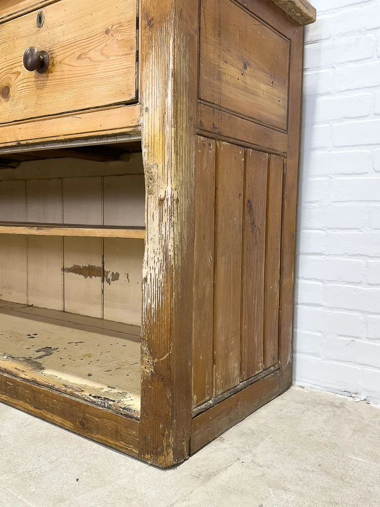 English kitchen dresser with pot board base