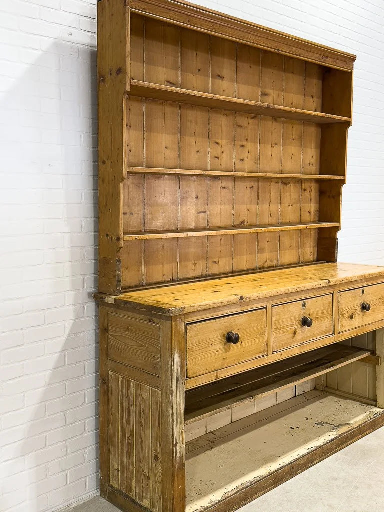 English kitchen dresser with pot board base