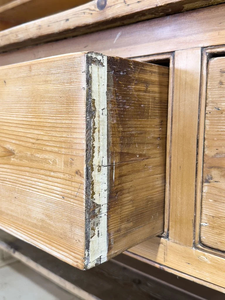 English kitchen dresser with pot board base