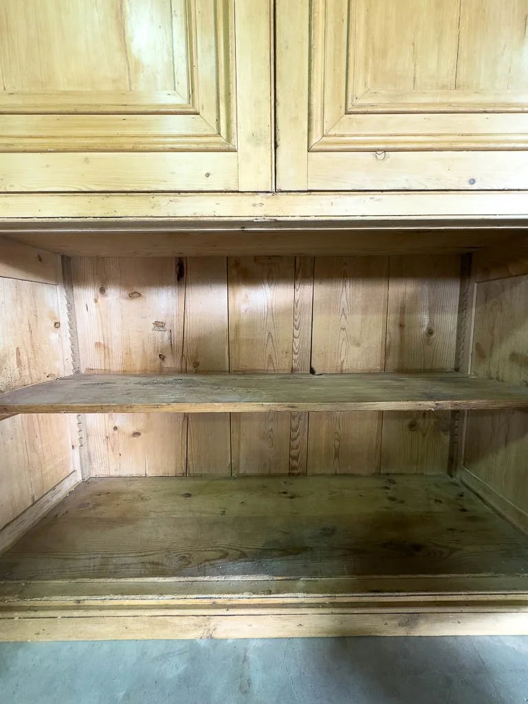 Incredible English pine housekeepers cupboard