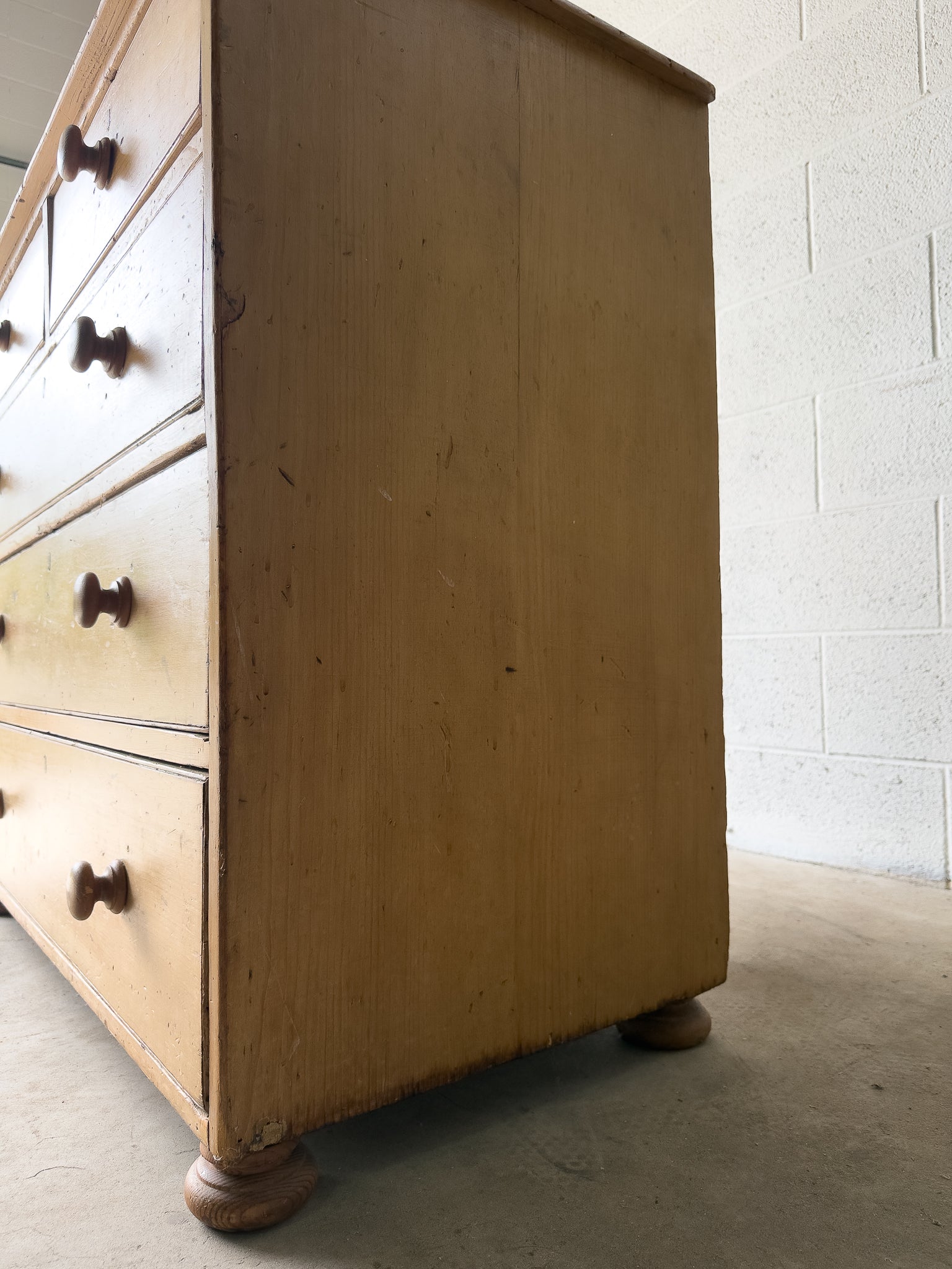 Classic English antique pine drawers