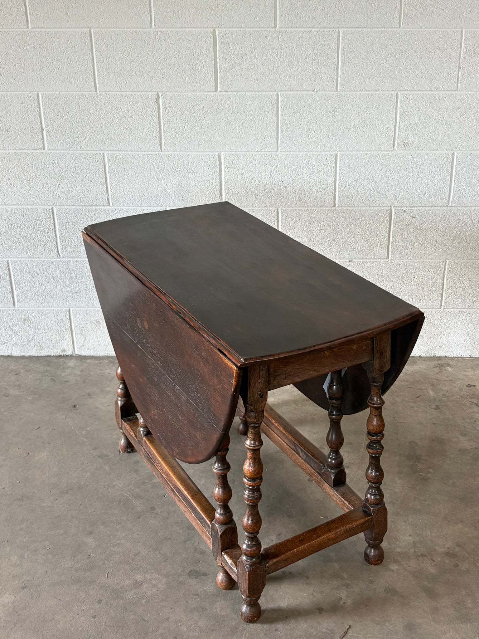 English Oak Gate Leg Table