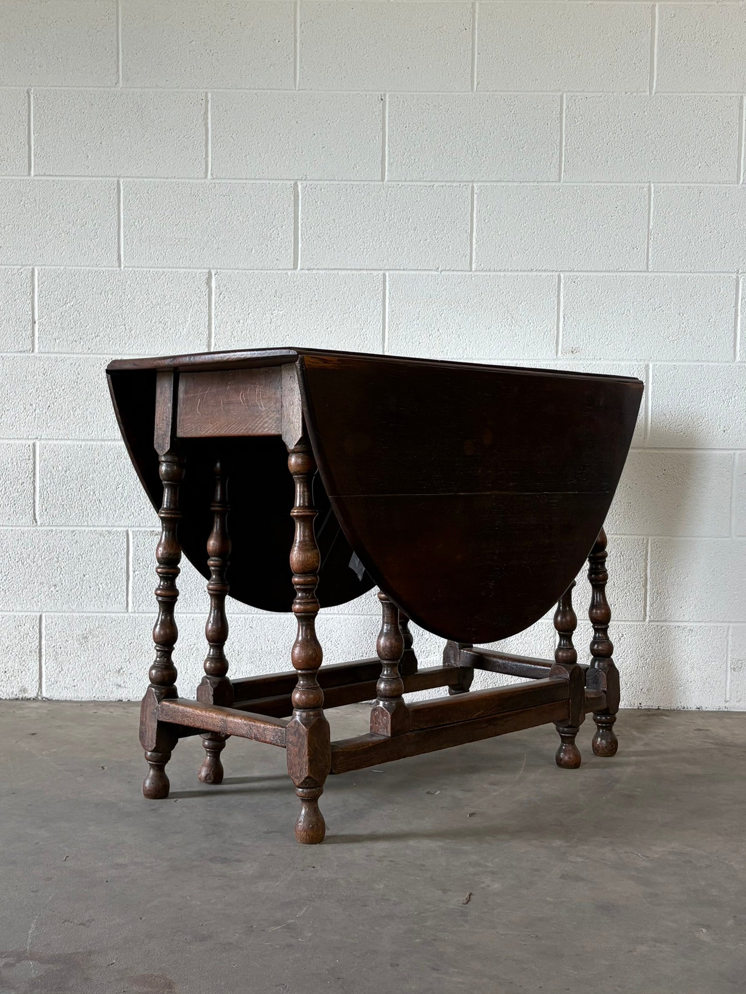 English Oak Gate Leg Table