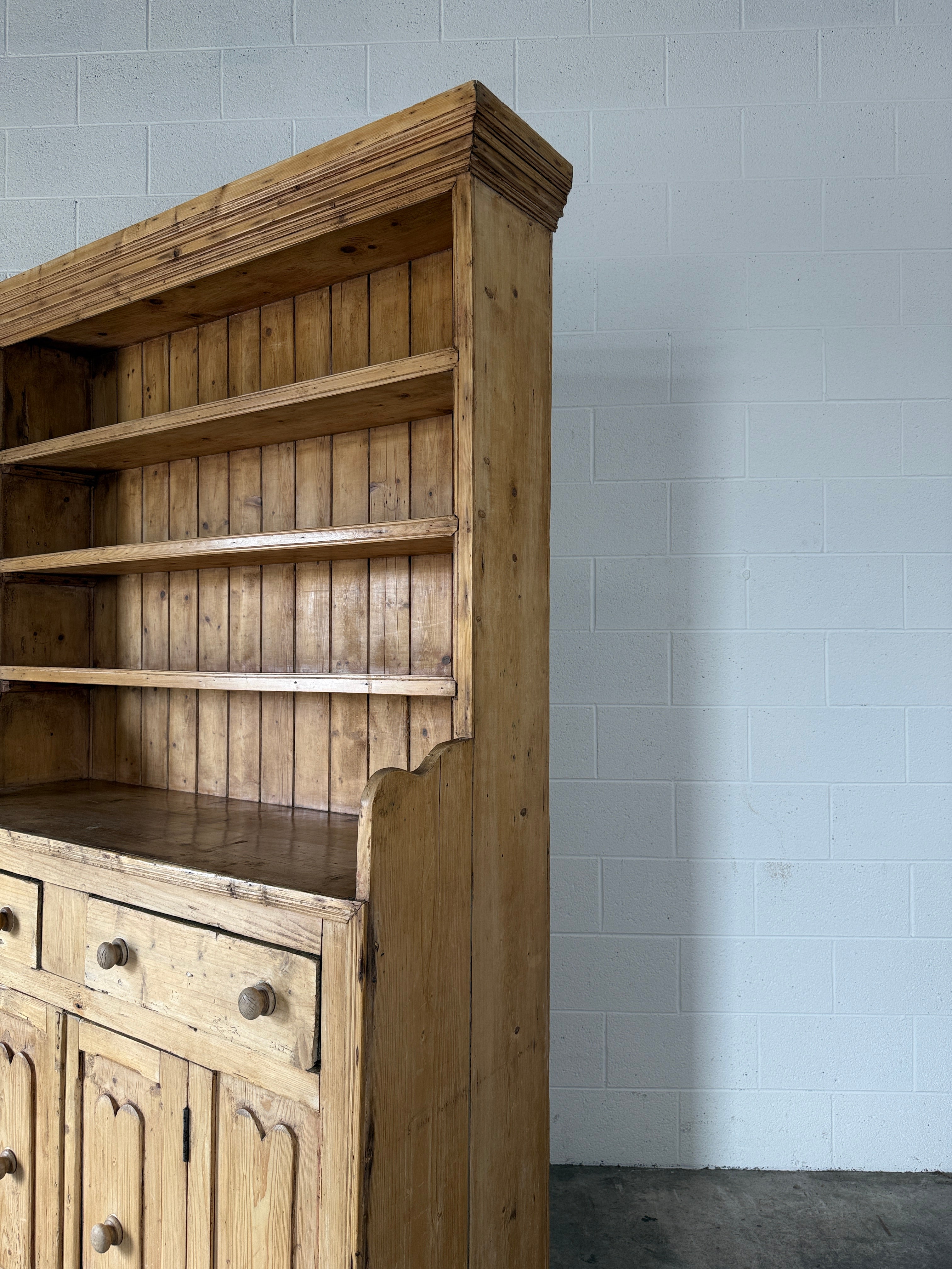 Antique Pine Hutch