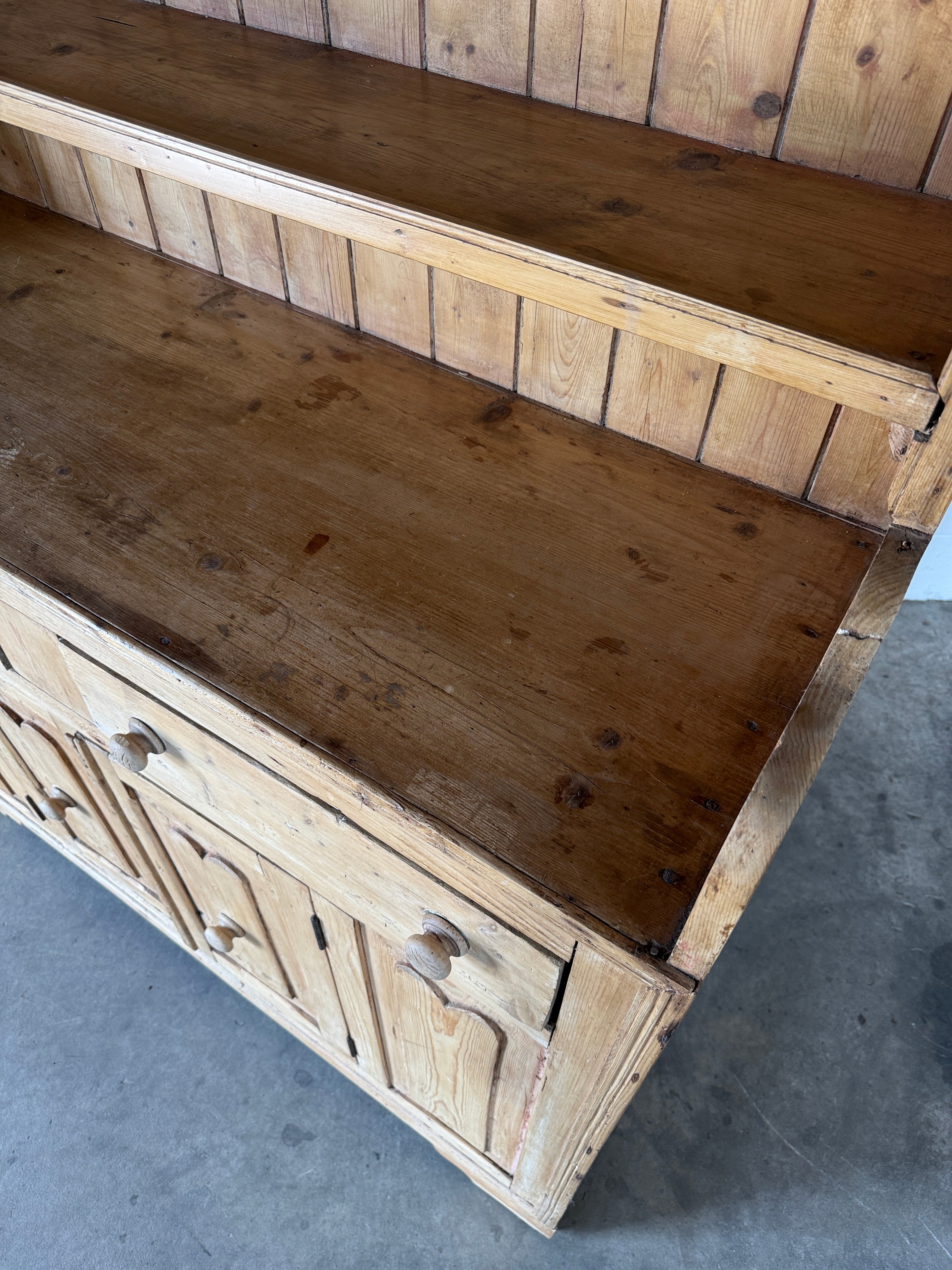 Antique Pine Hutch