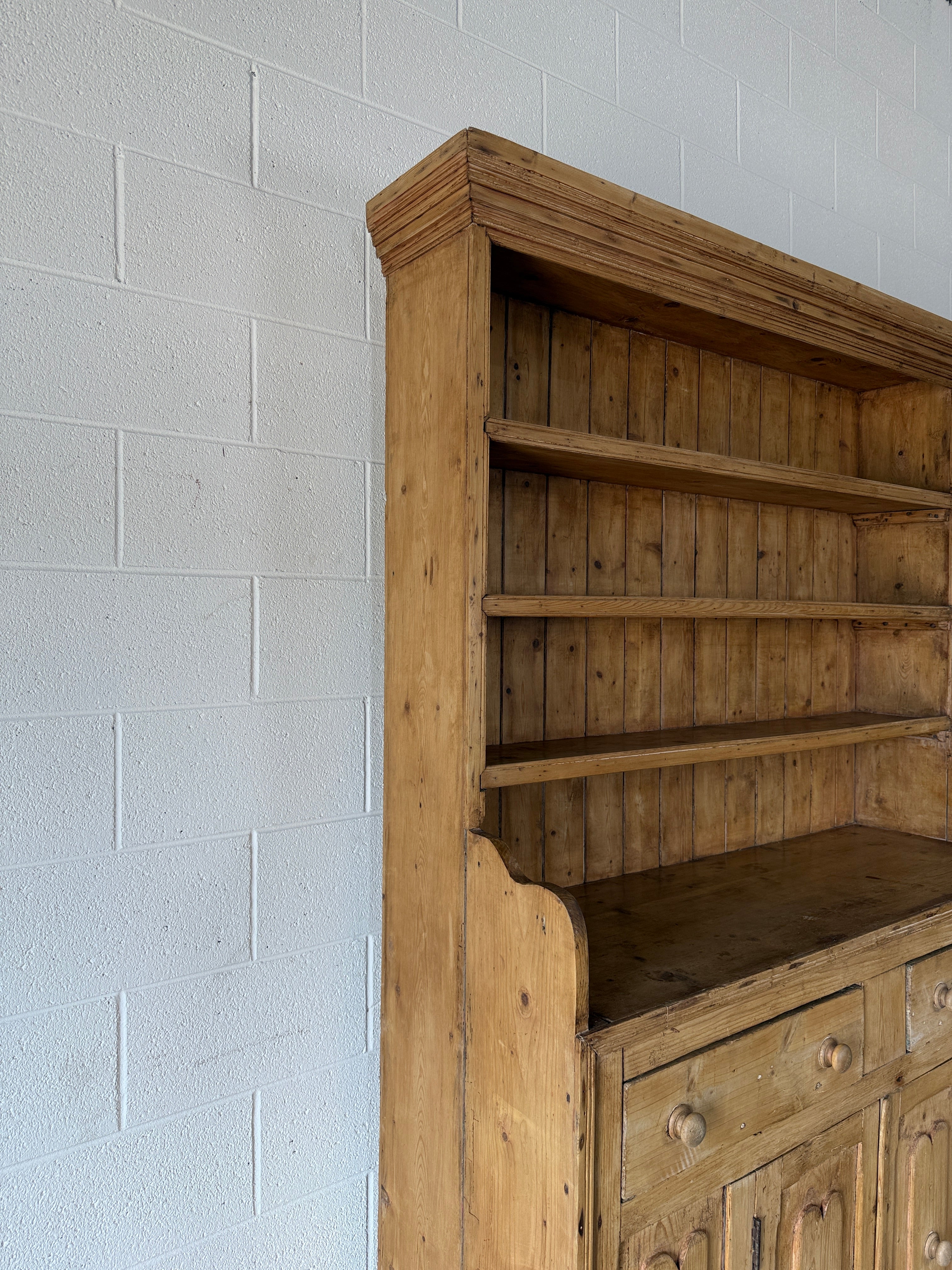 Antique Pine Hutch