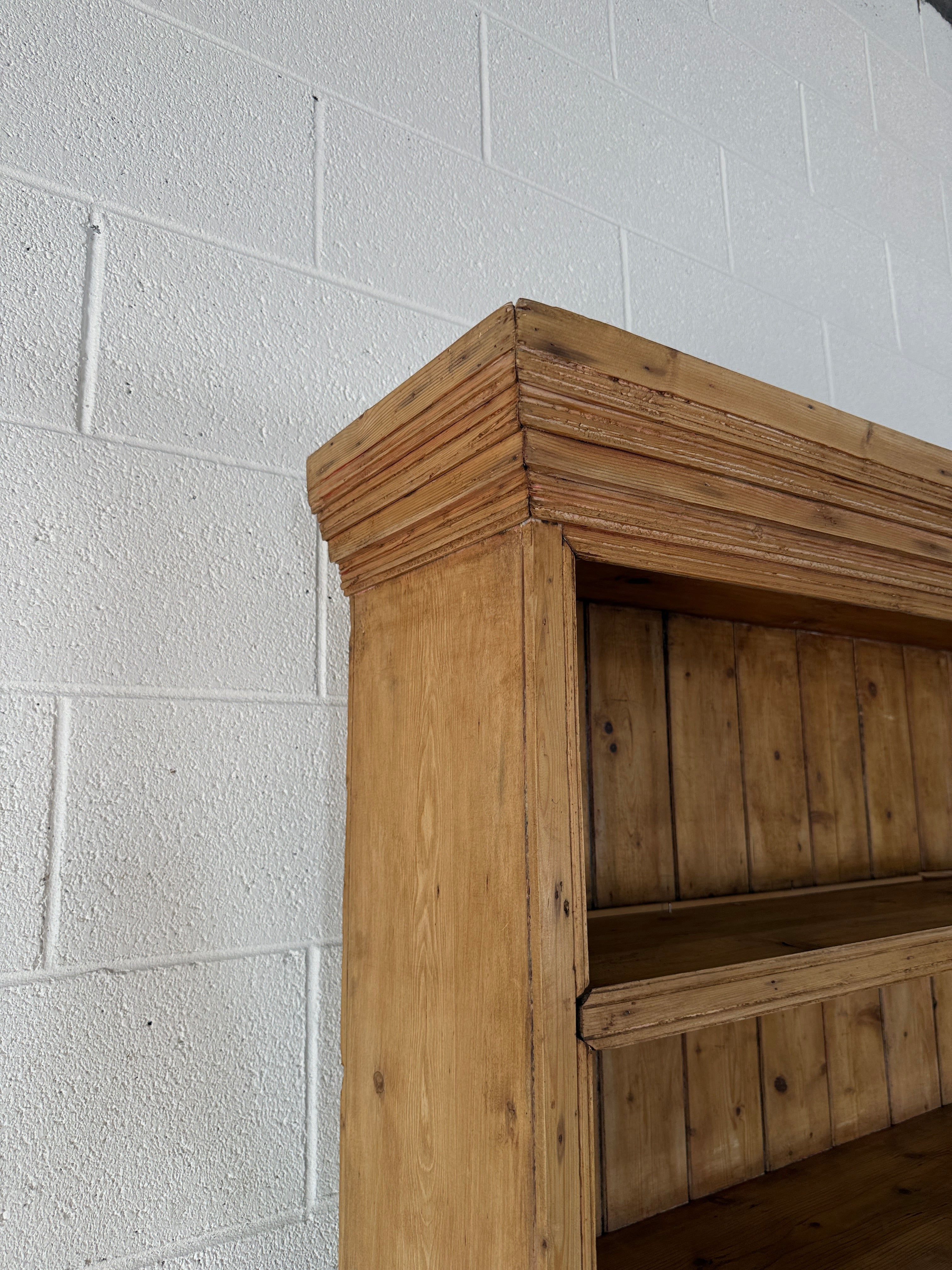 Antique Pine Hutch