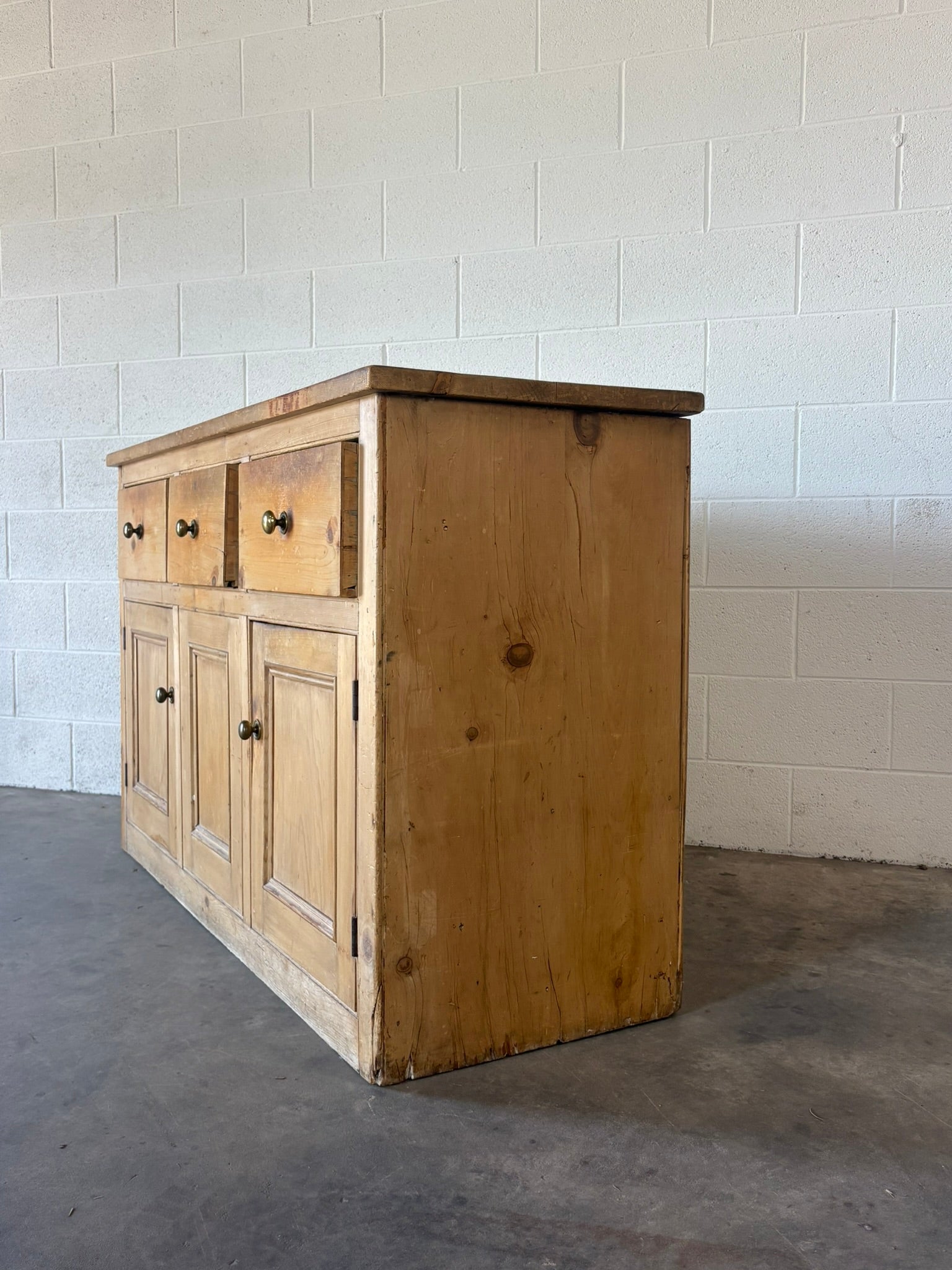Victorian Pine Sideboard