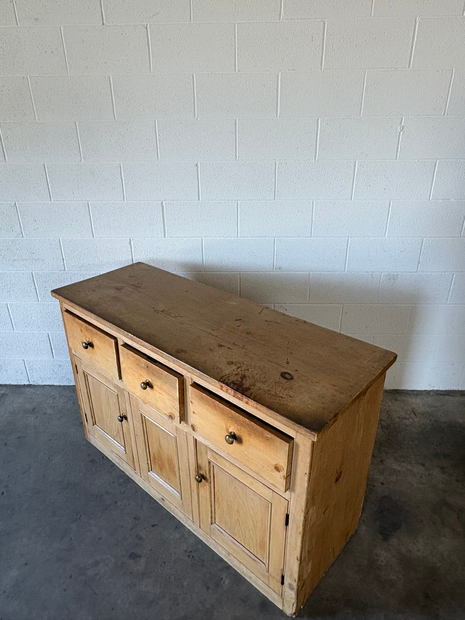 Victorian Pine Sideboard