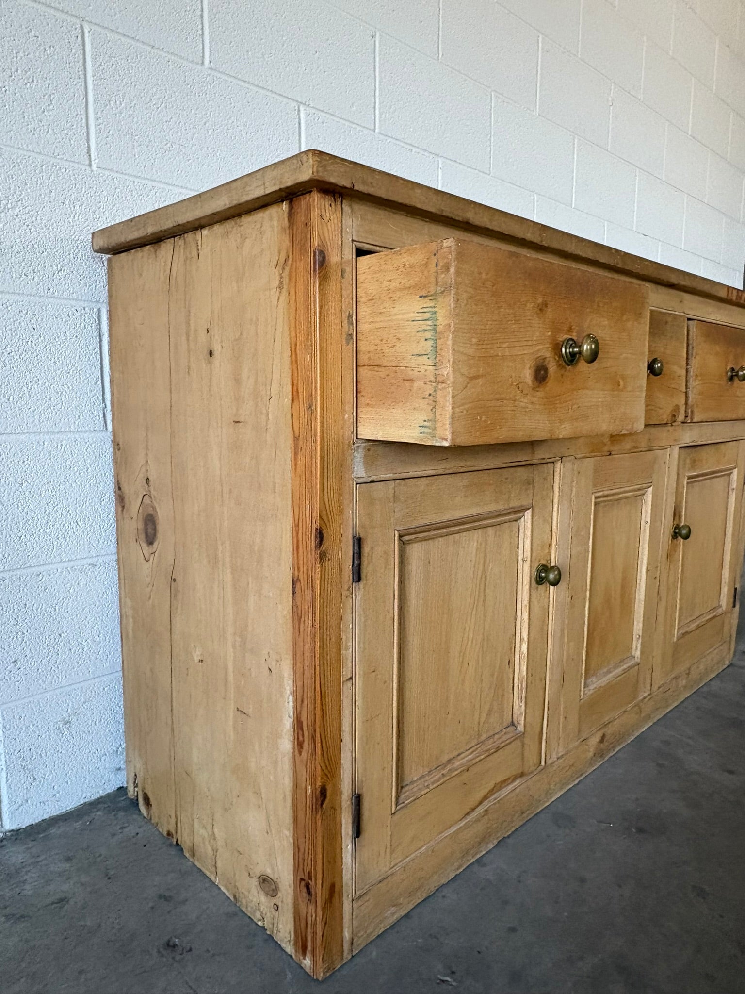 Victorian Pine Sideboard