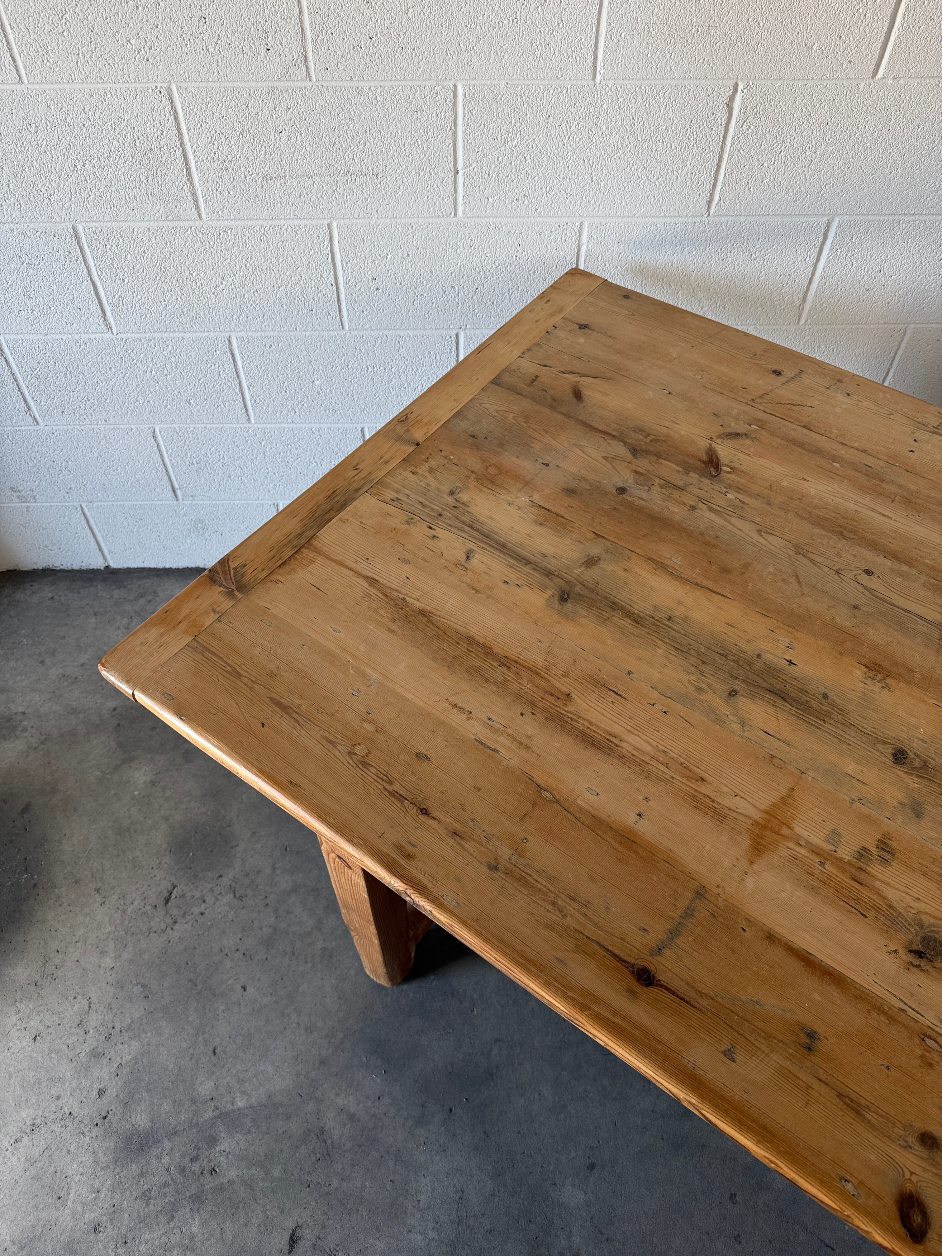Antique Pine Dining Table