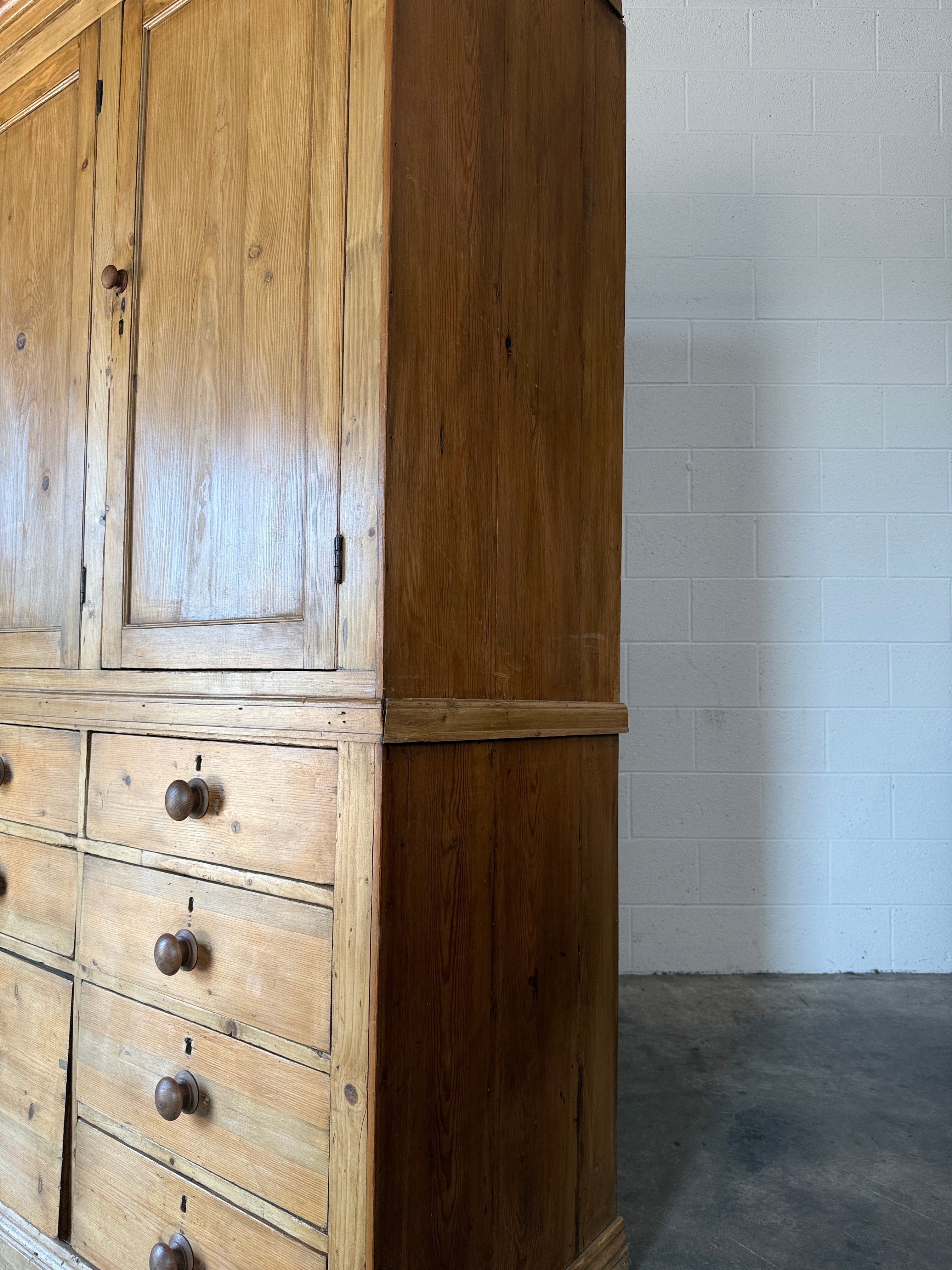 Victorian Pine Housekeepers Cupboard