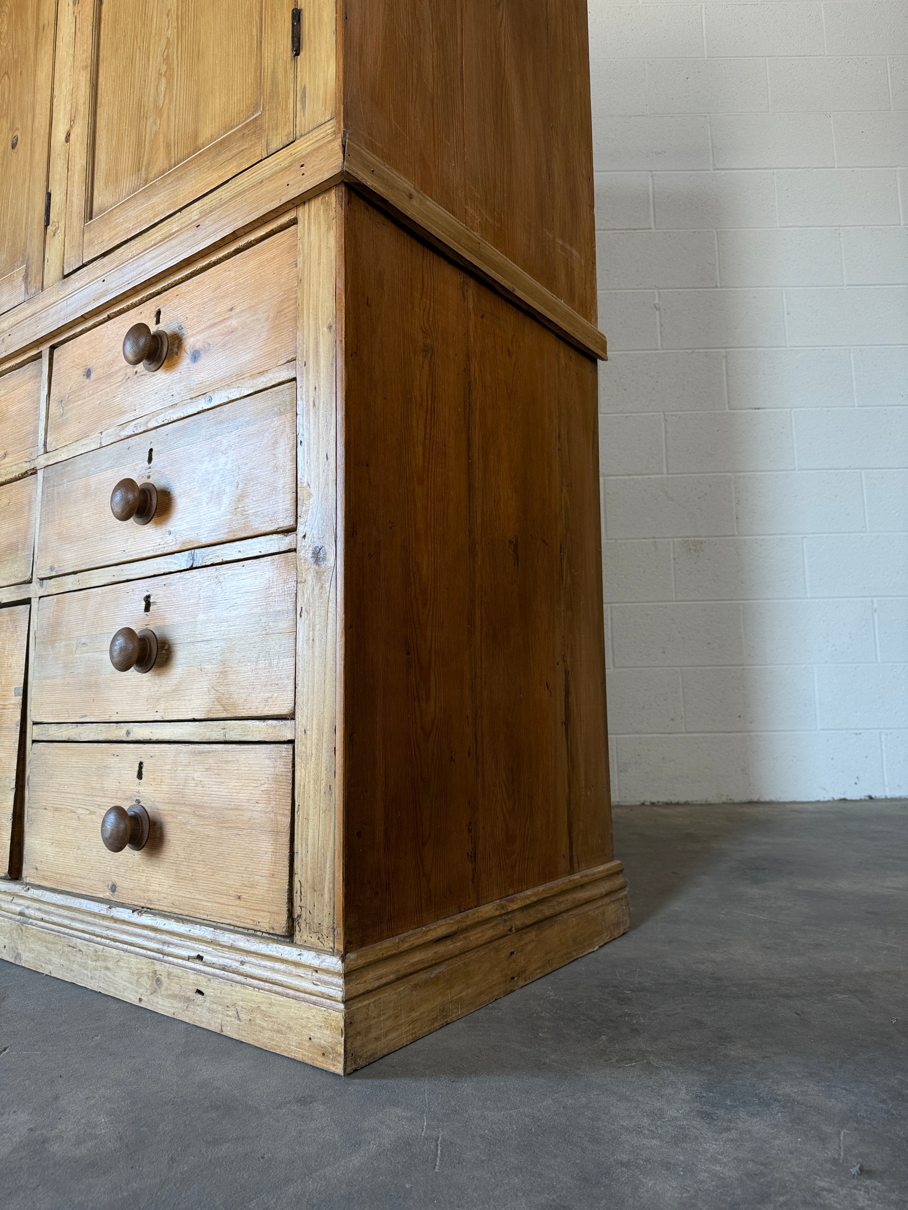 Victorian Pine Housekeepers Cupboard