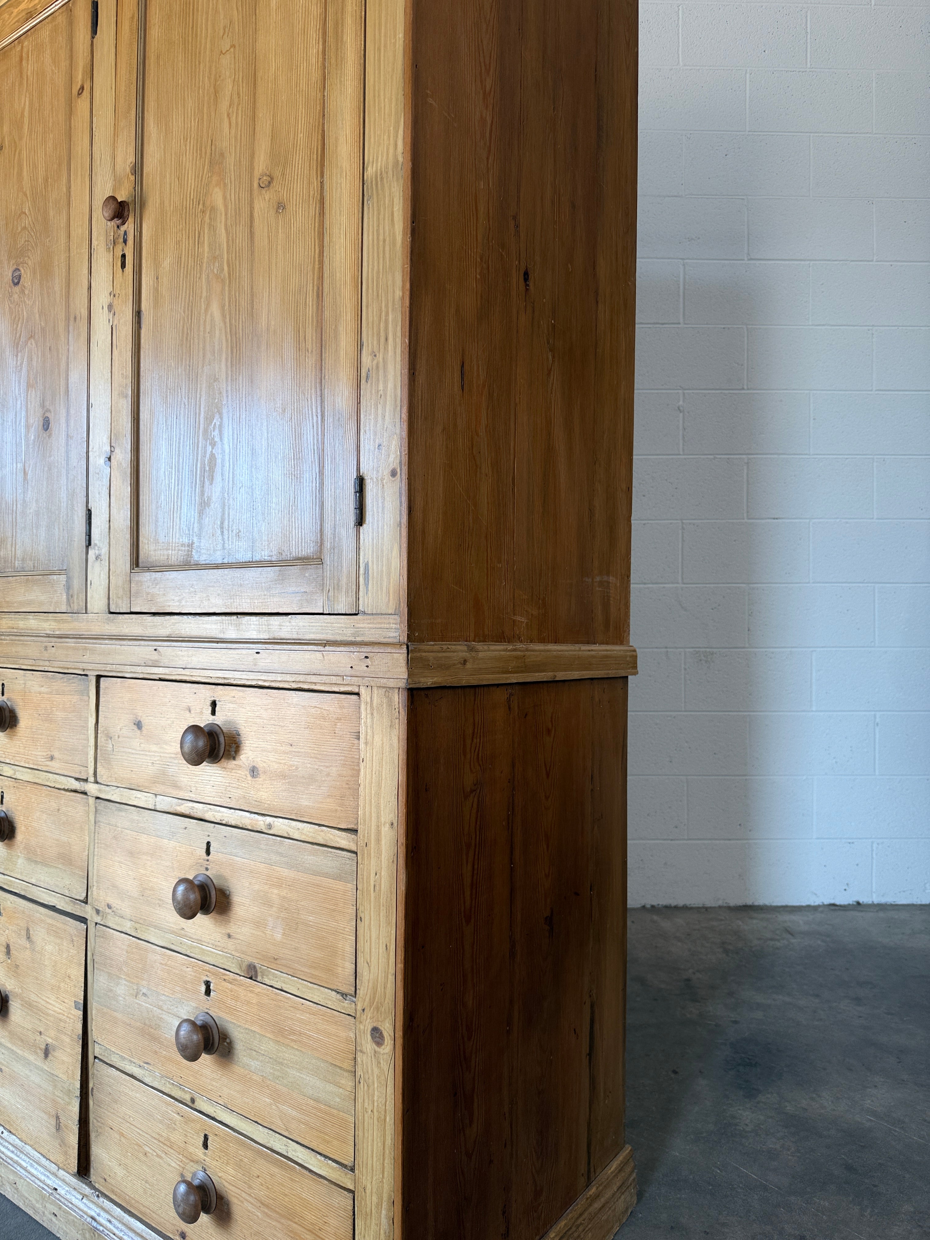 Victorian Pine Housekeepers Cupboard