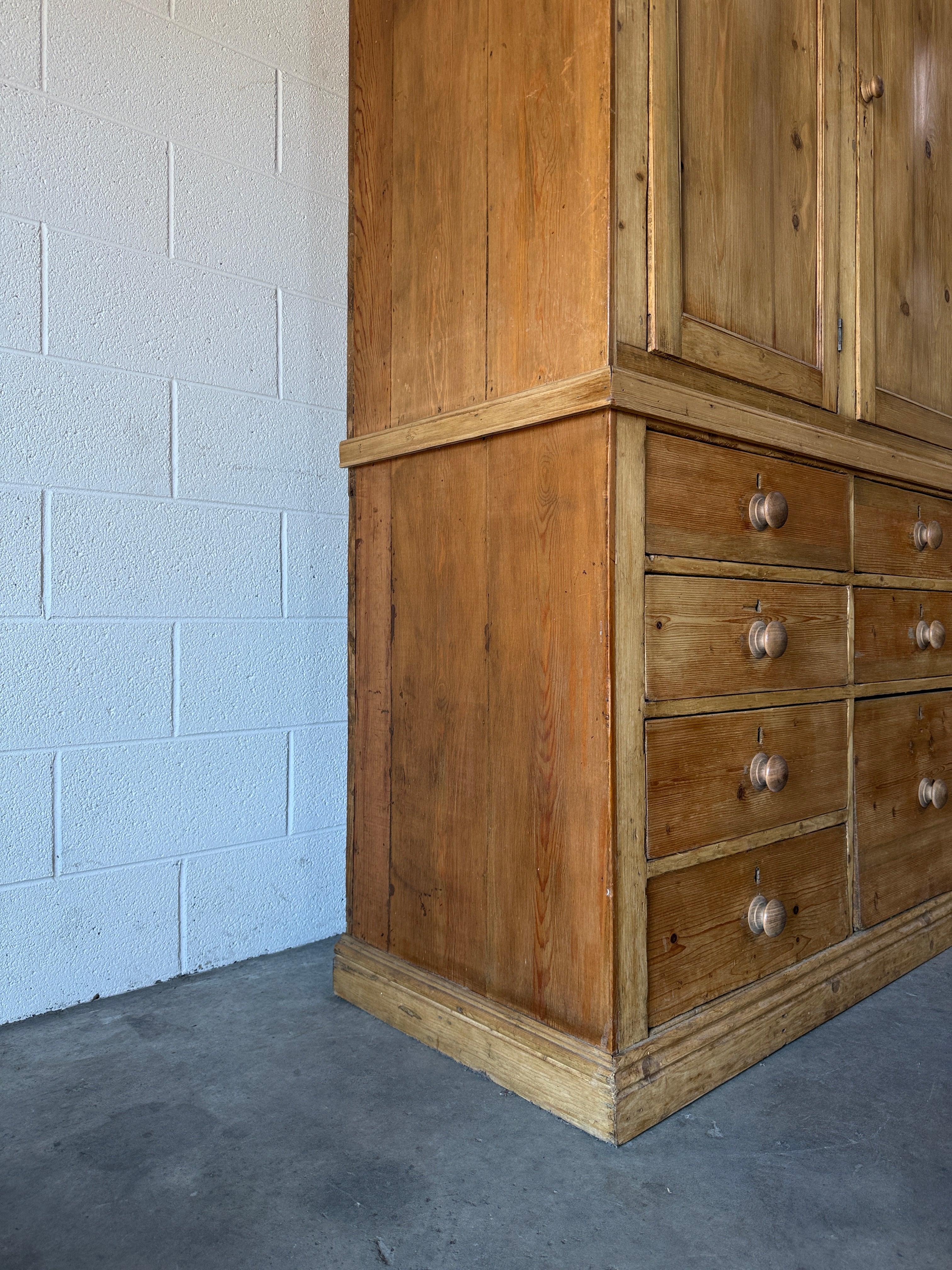 Victorian Pine Housekeepers Cupboard